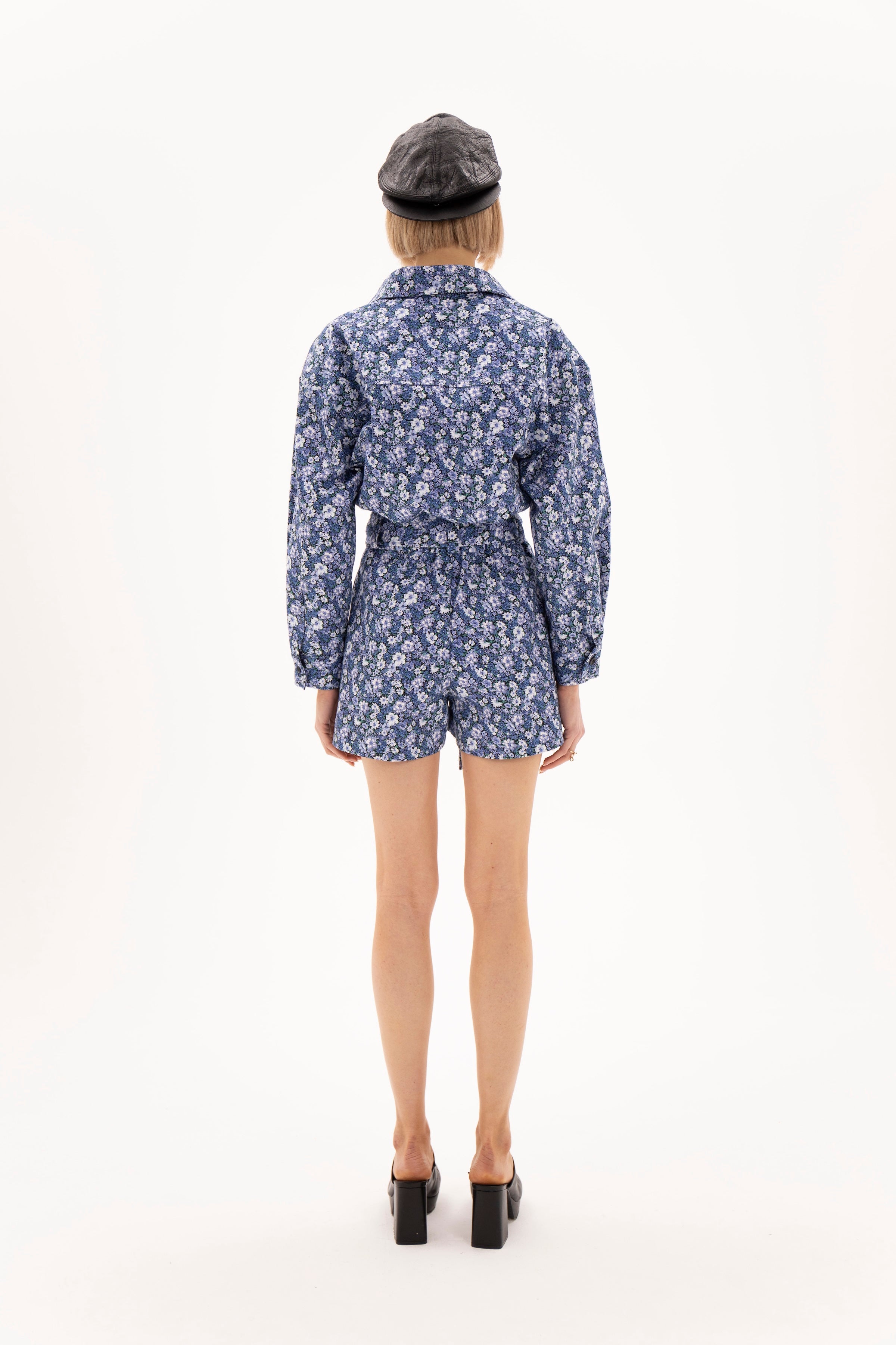 Open Form Jumpsuit Floral