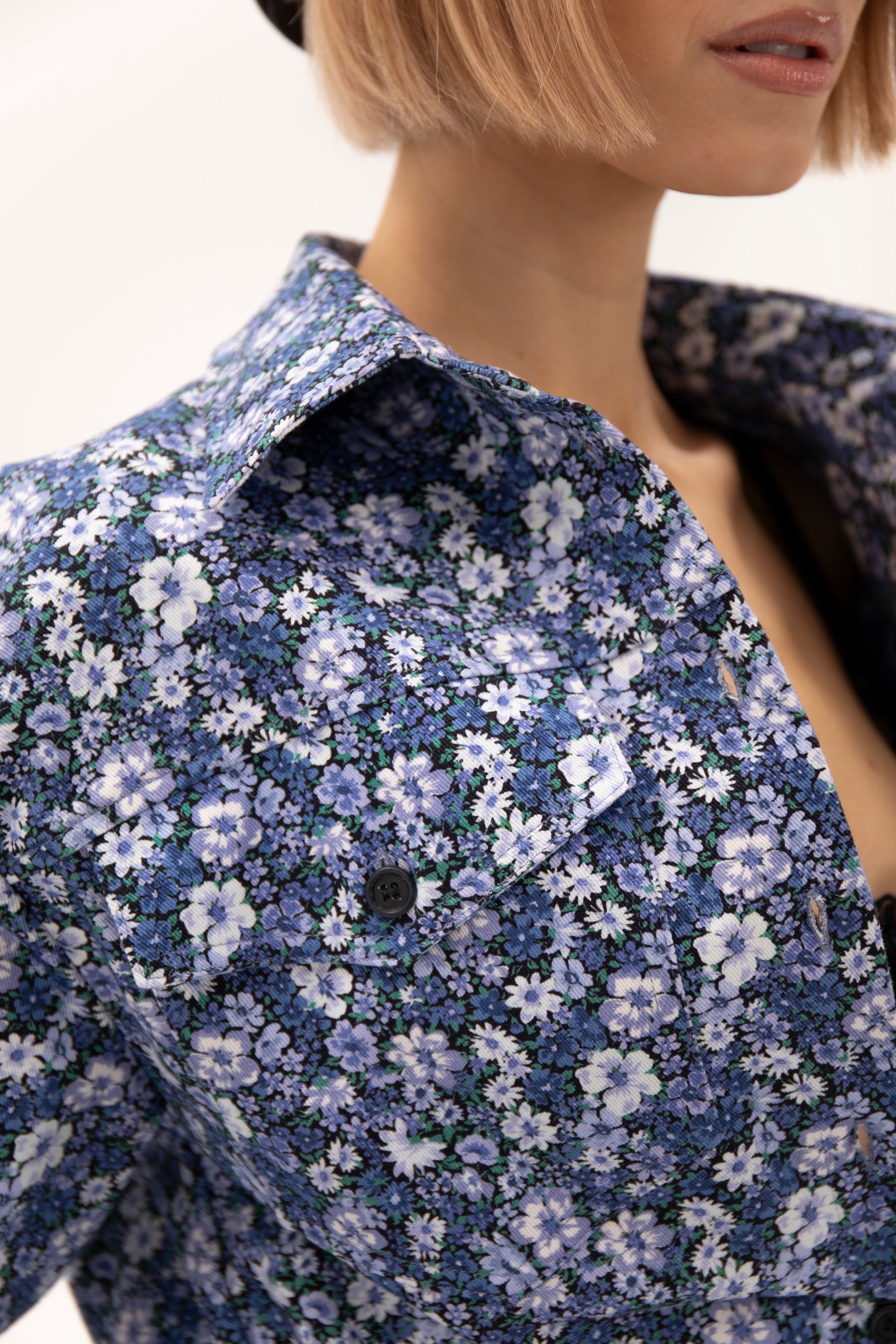 Open Form Jumpsuit Floral