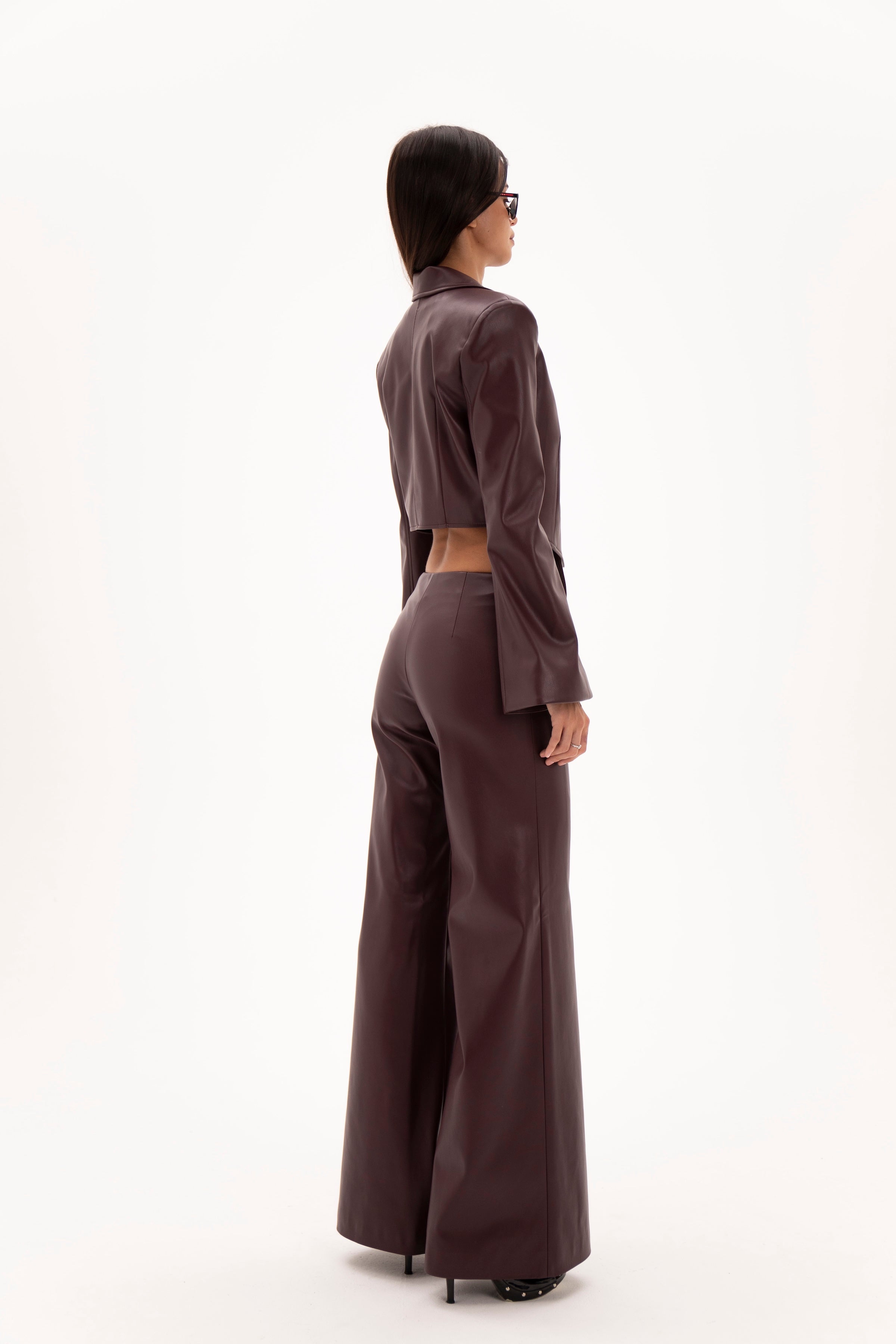 Low Line Trousers Burgundy