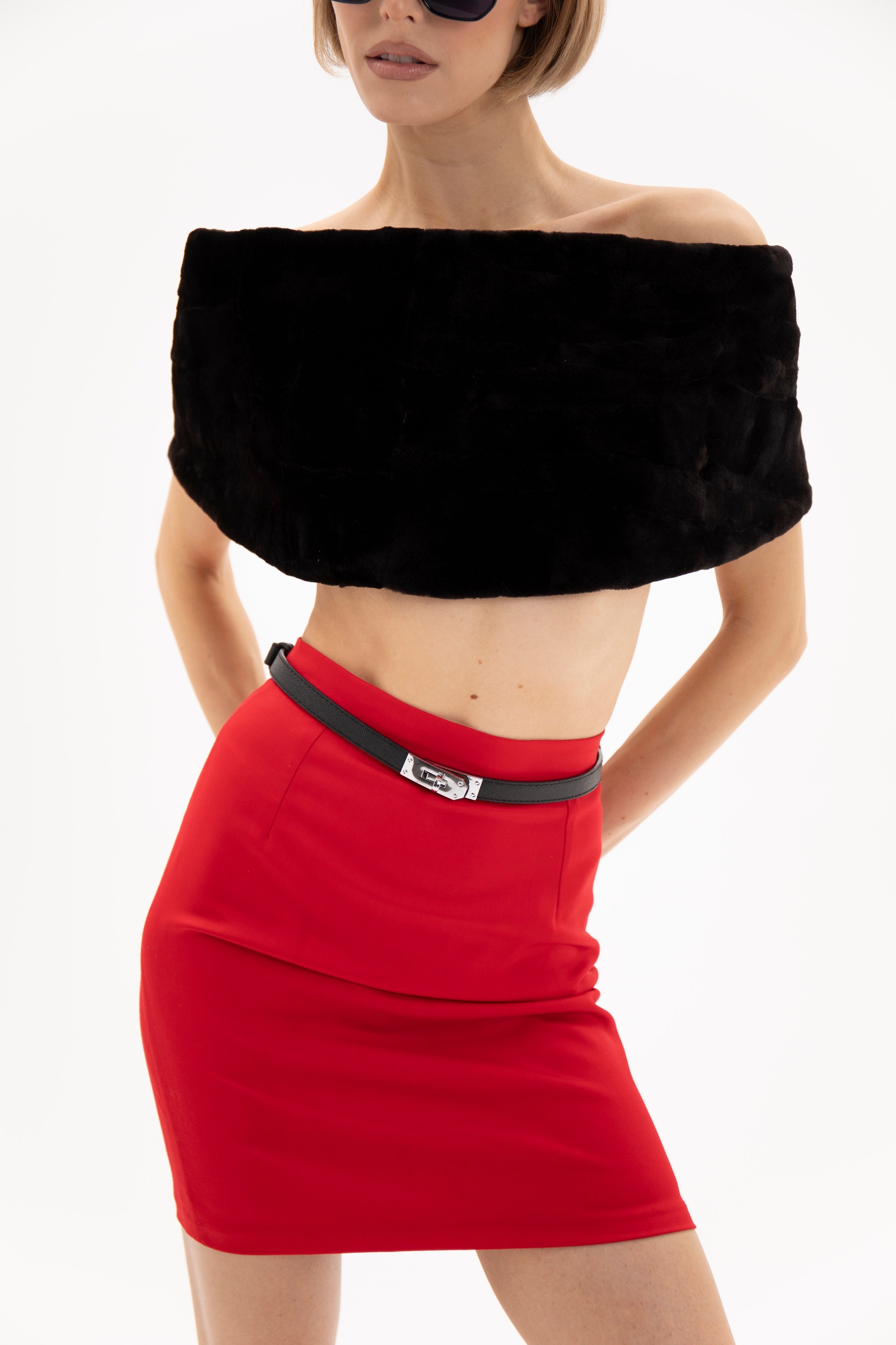 Linea Skirt Red