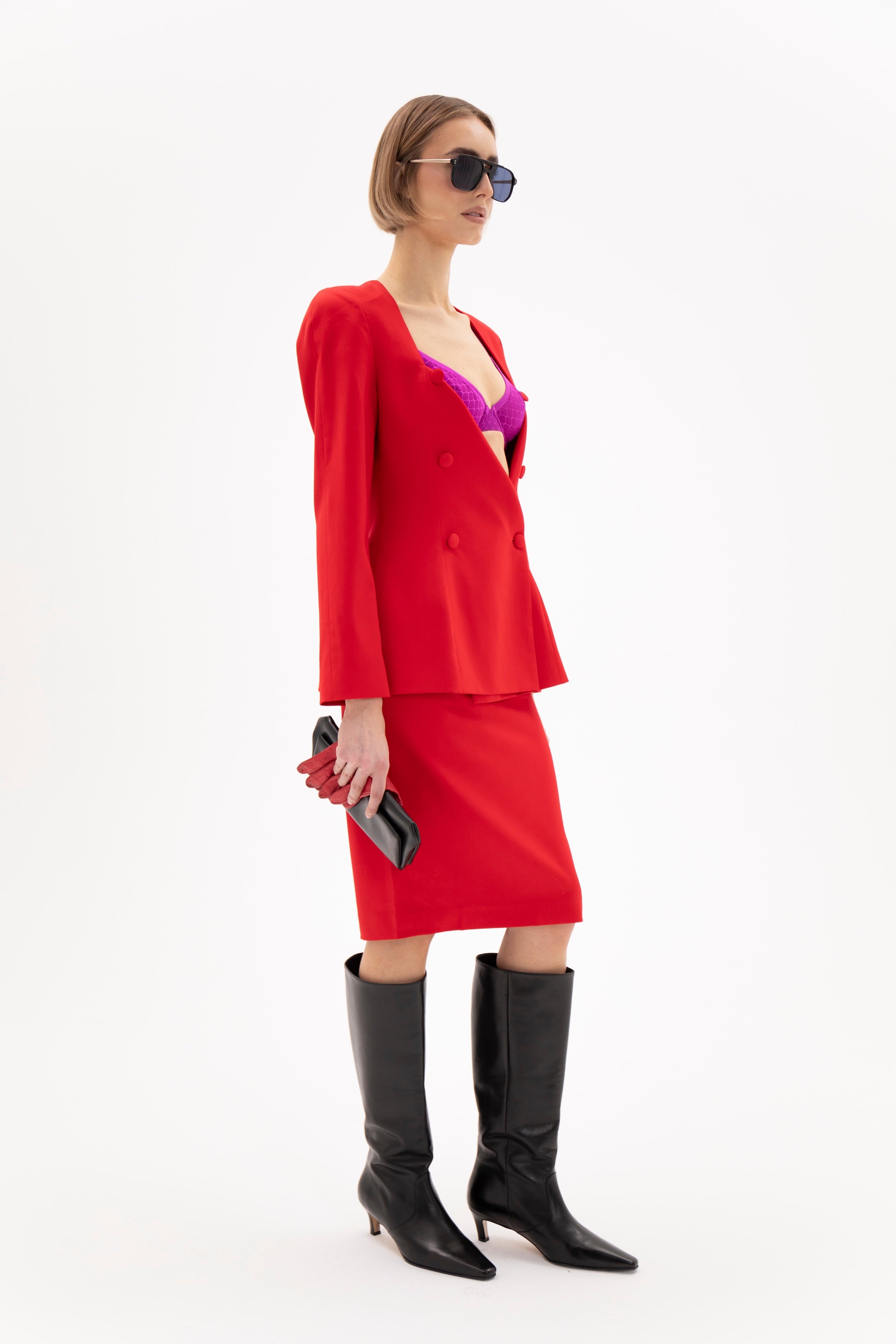 Aurora Skirt Red