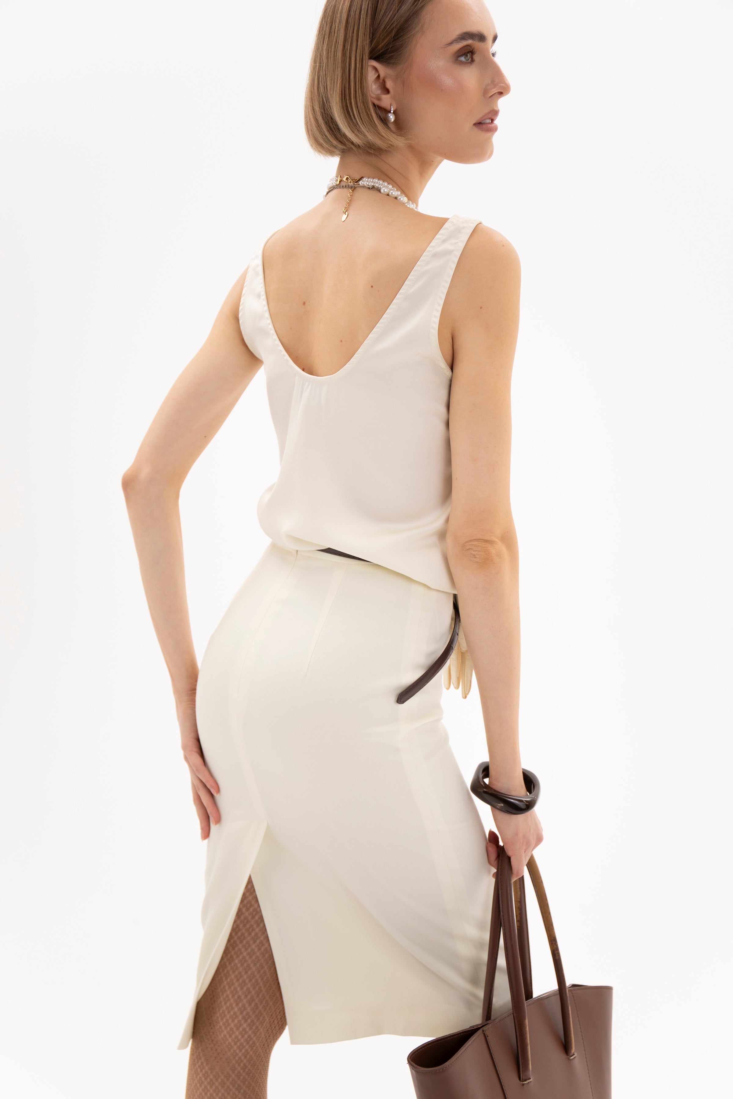 Aurora Skirt White