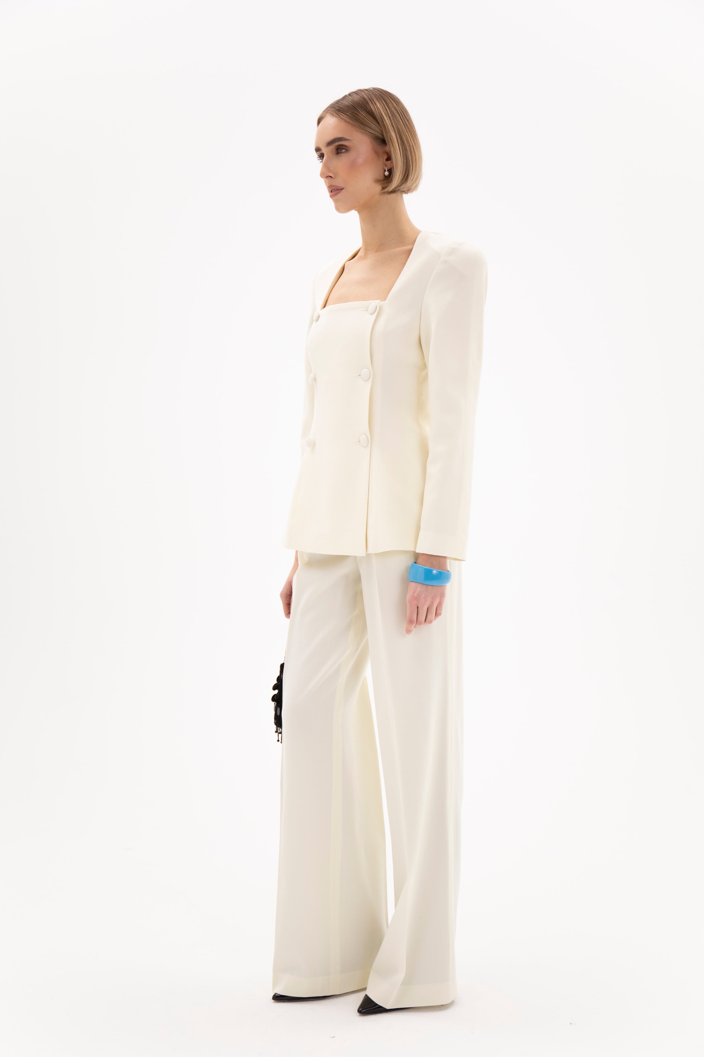 Livia Trousers White