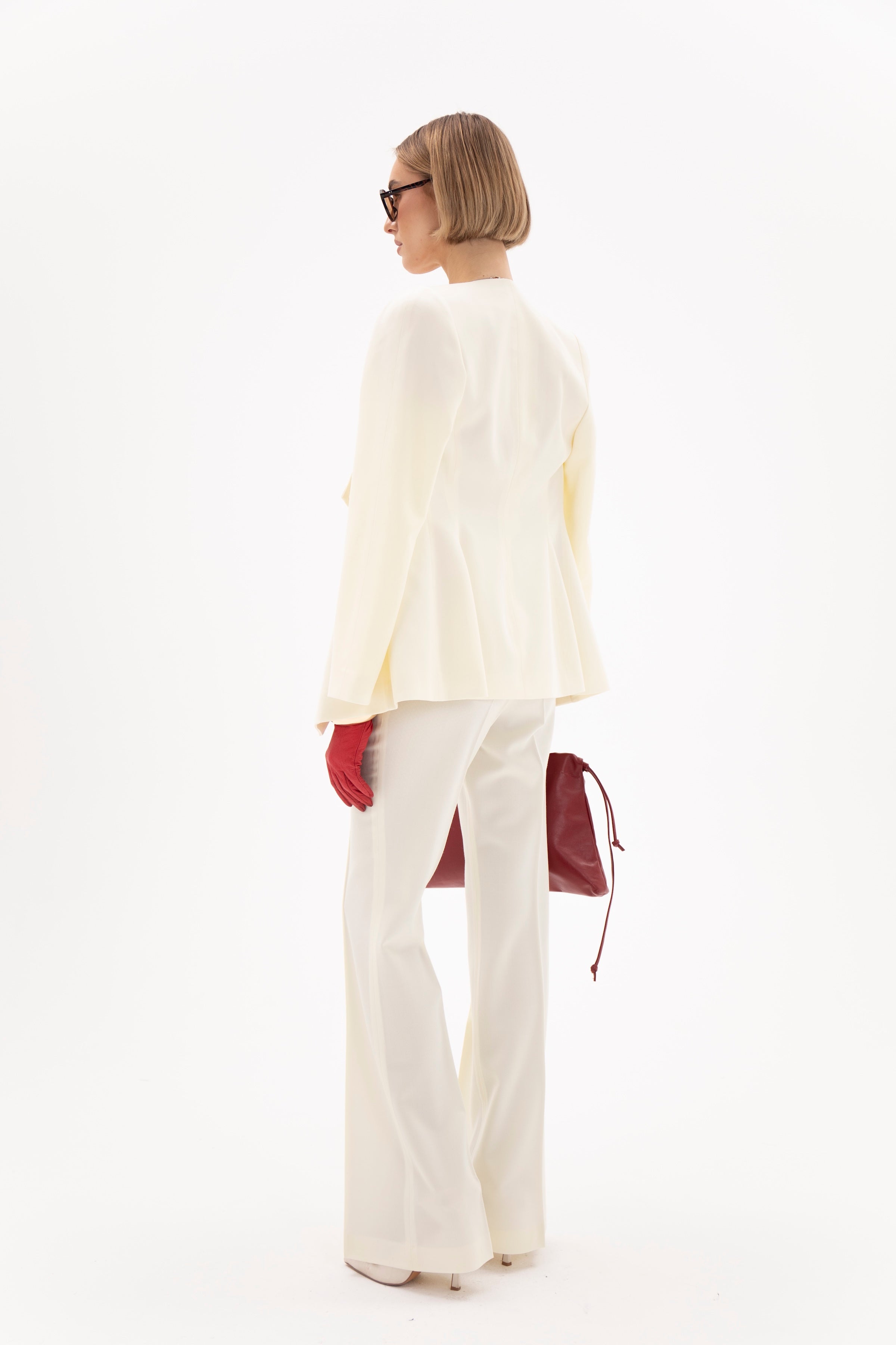 Marcella Trousers White