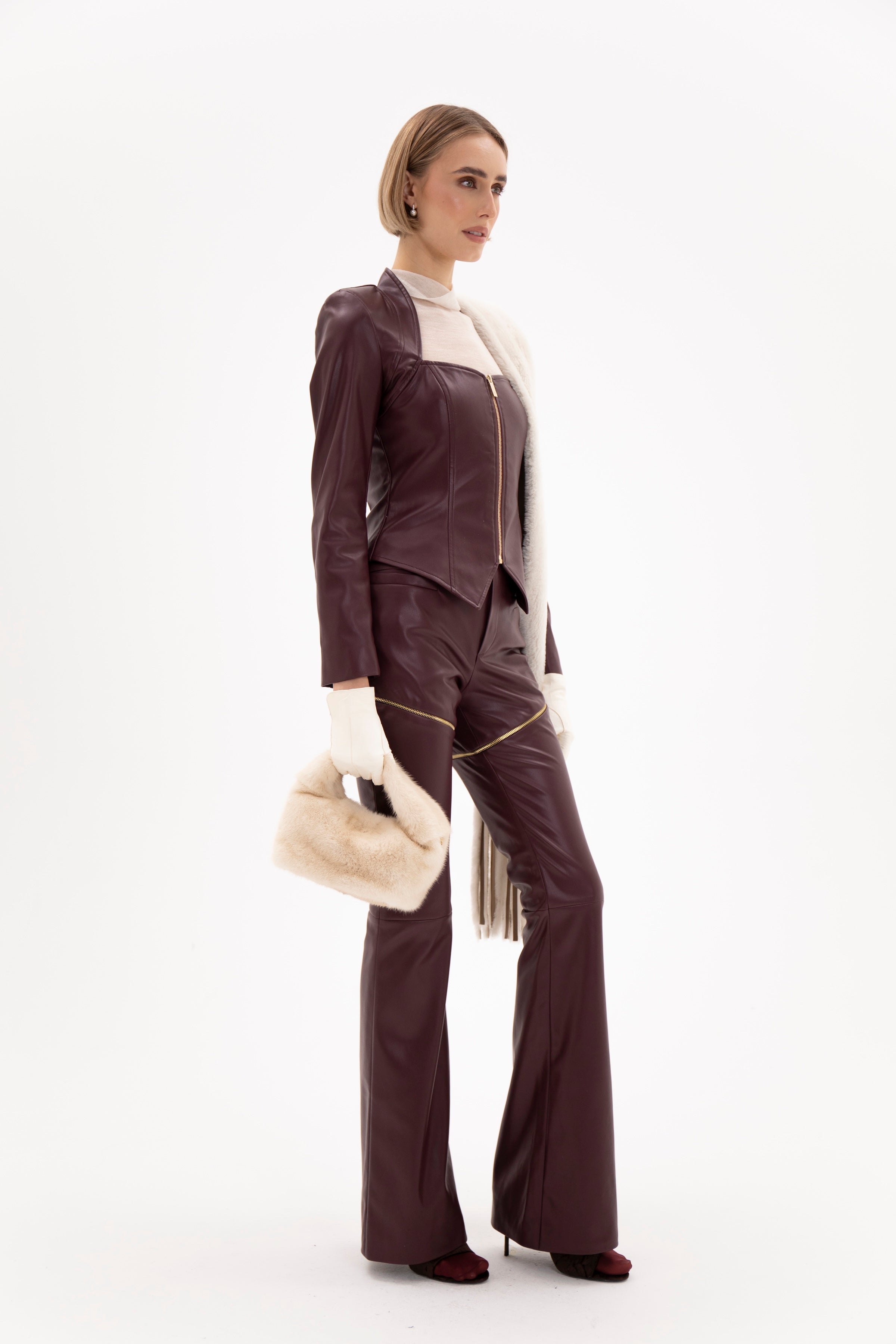 Ardent Blazer Burgundy