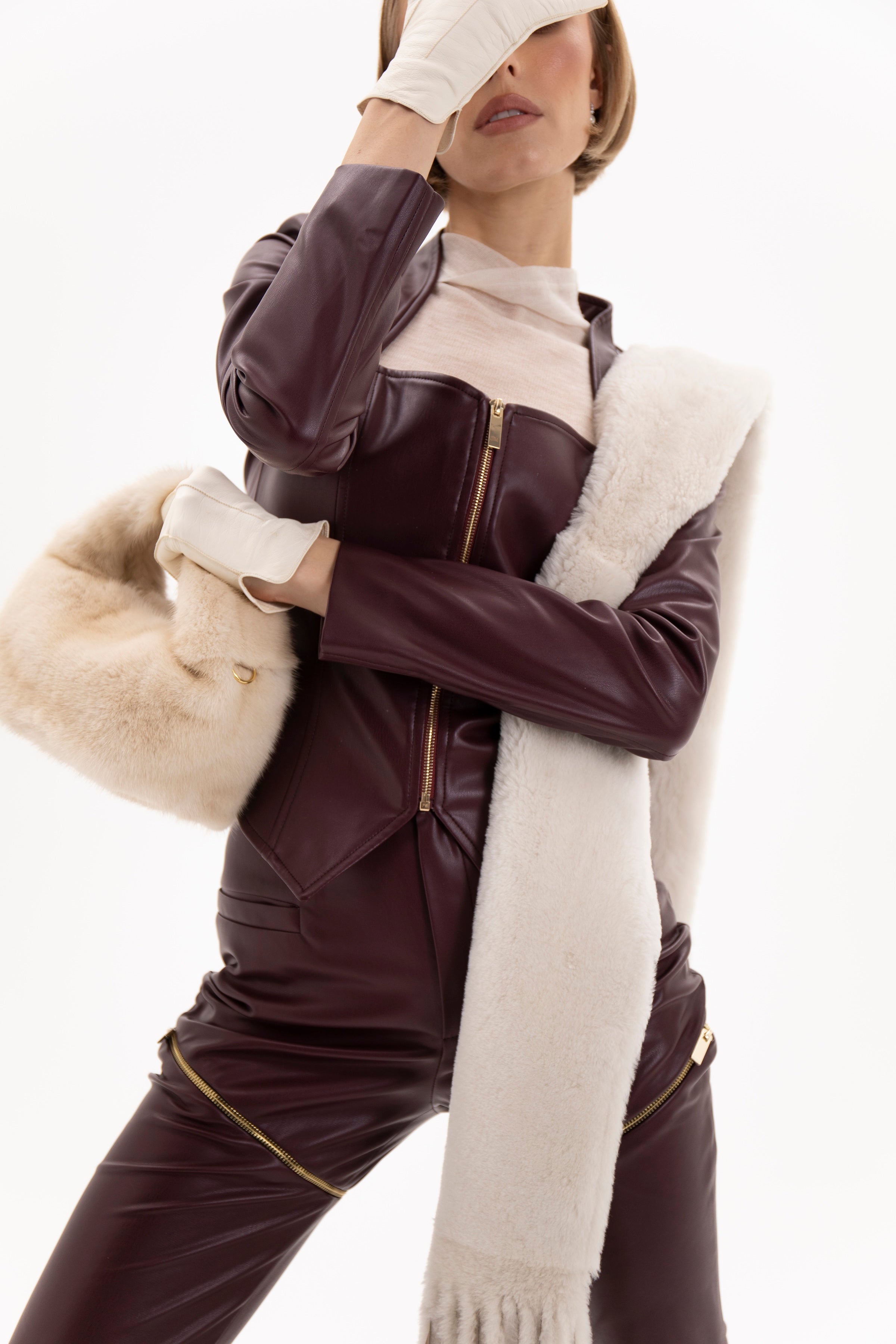 Ardent Blazer Burgundy