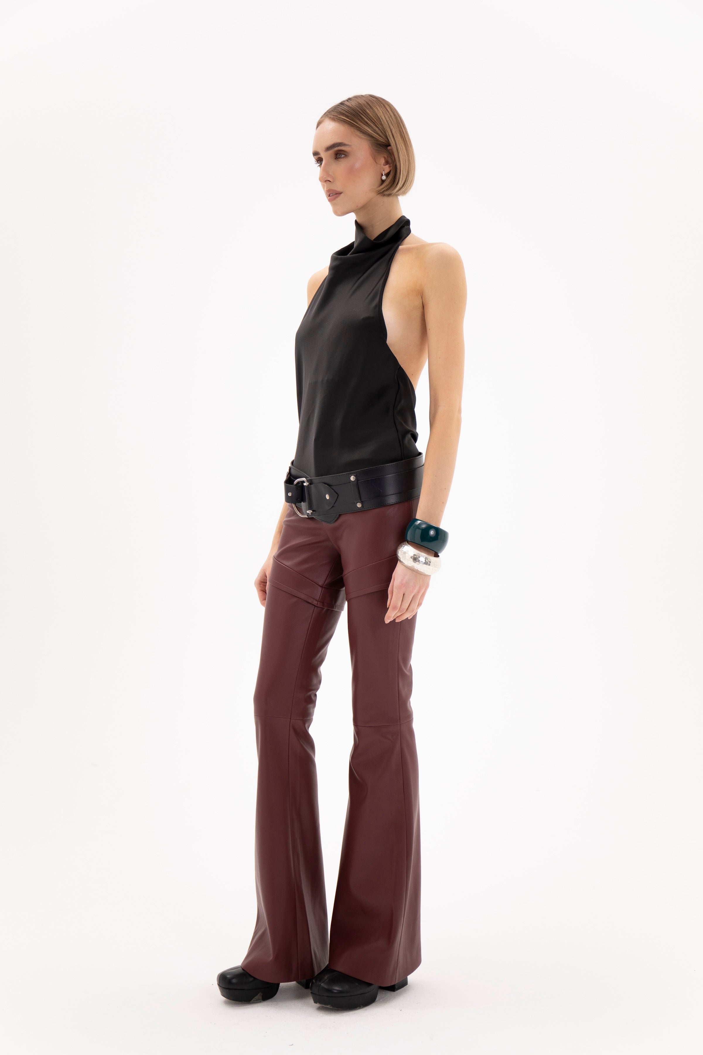 Namelaz Trousers Burgundy