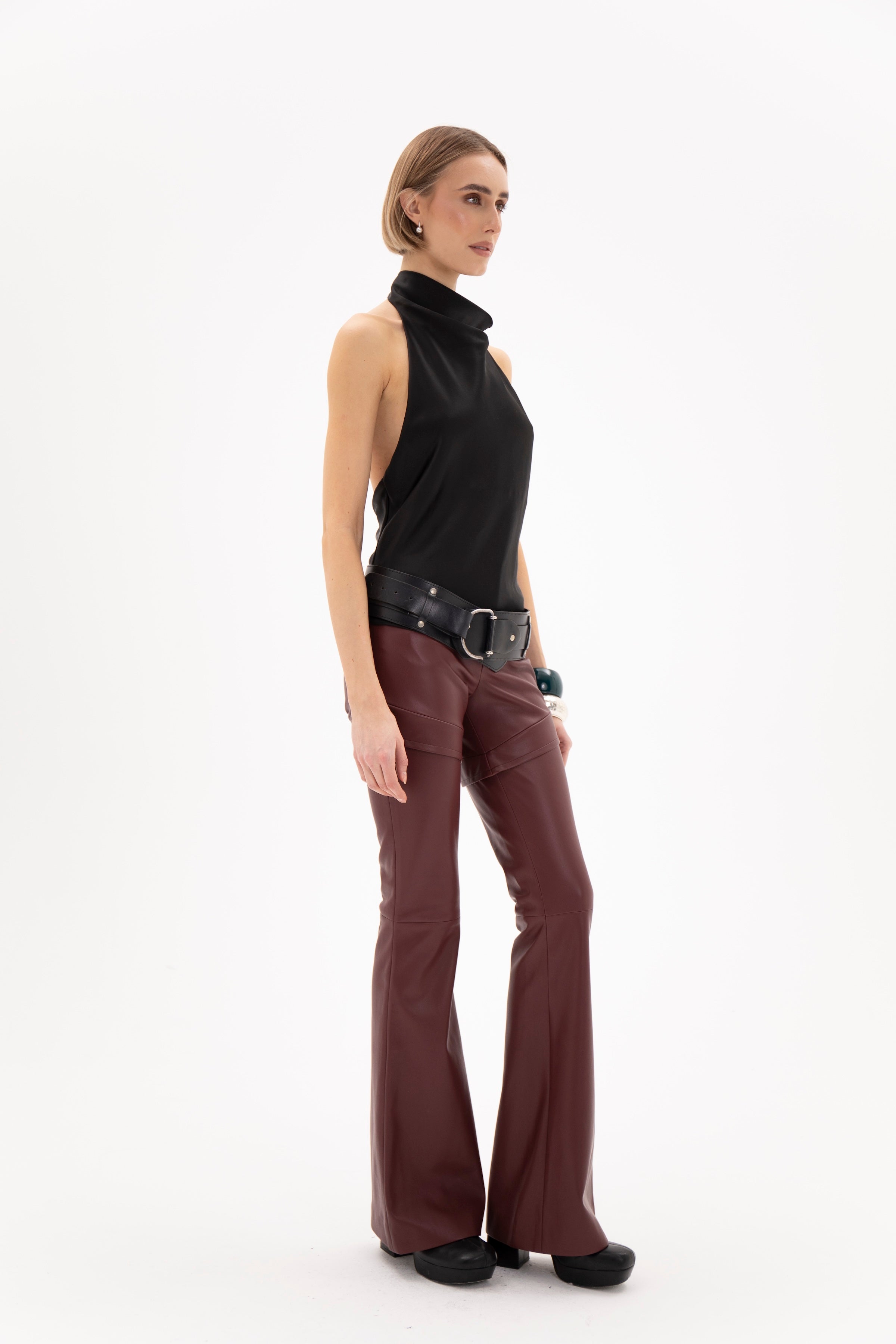 Namelaz Trousers Burgundy