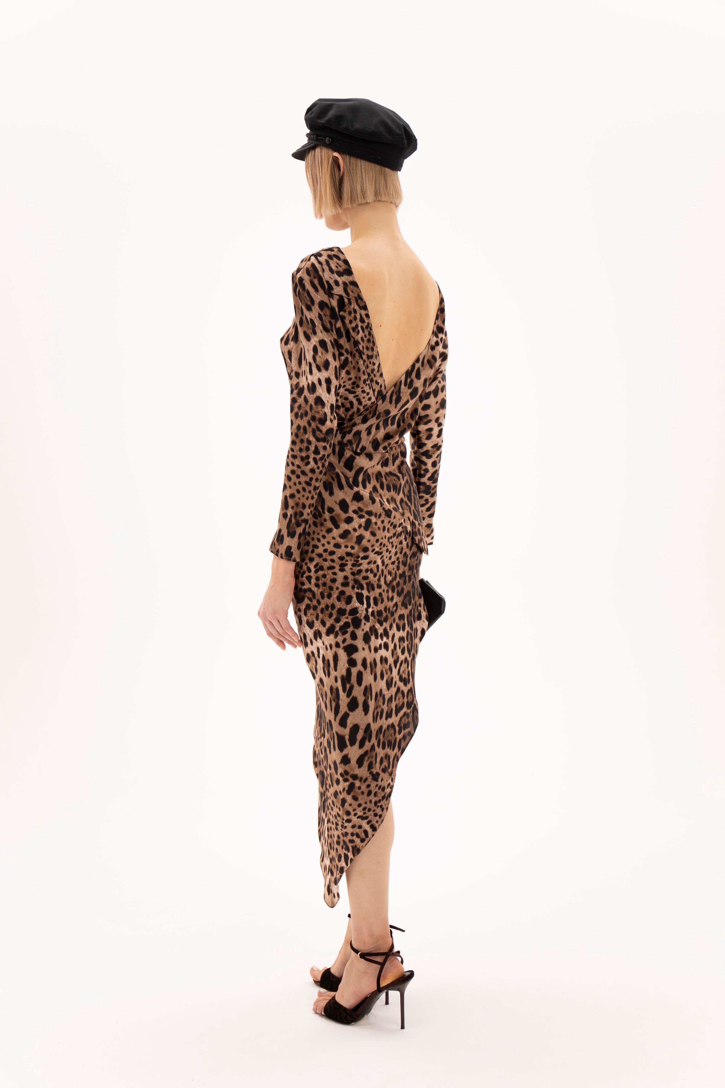 Bare Silk Hour Dress Panthere