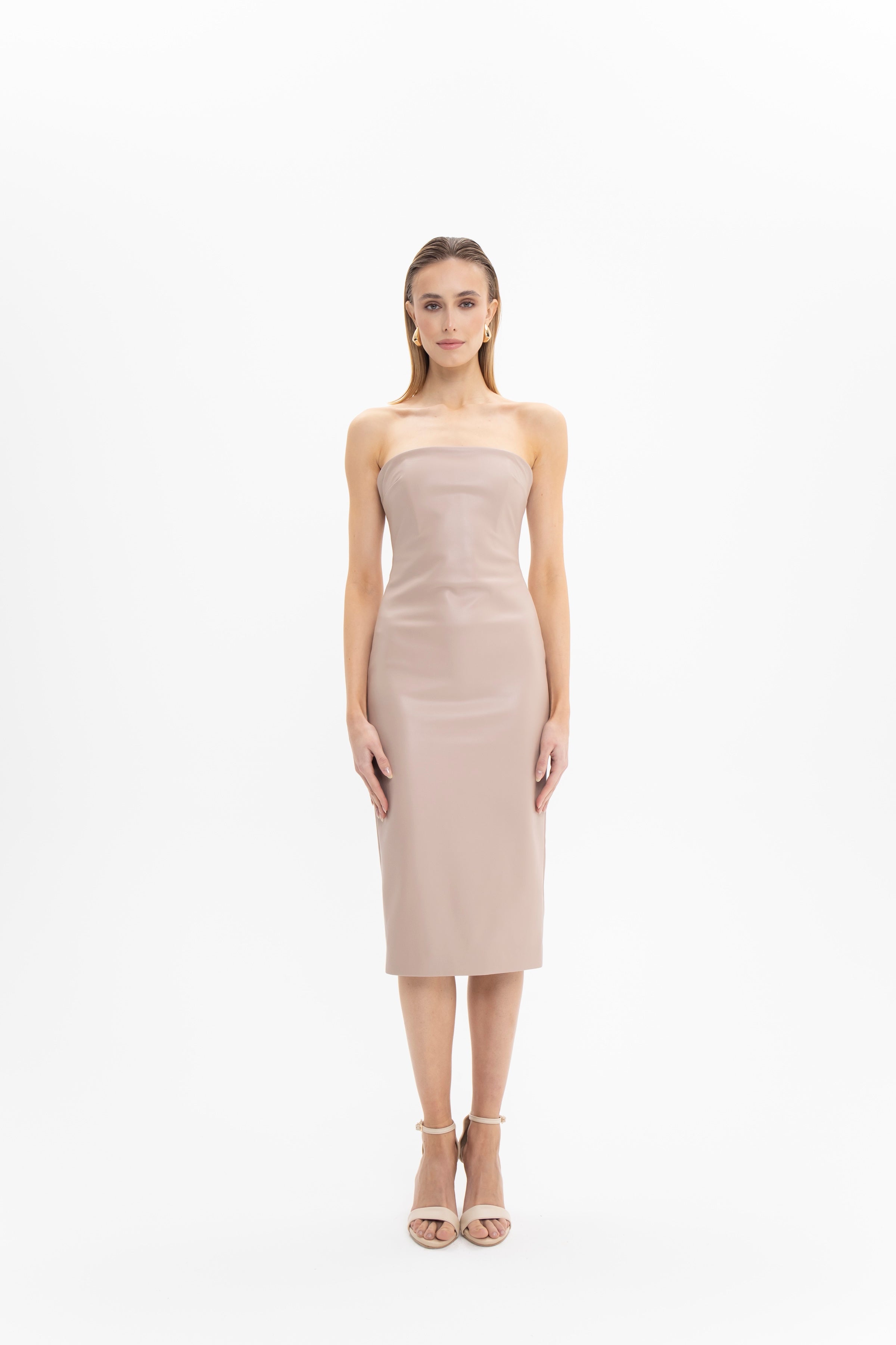 Kylie Dress Beige