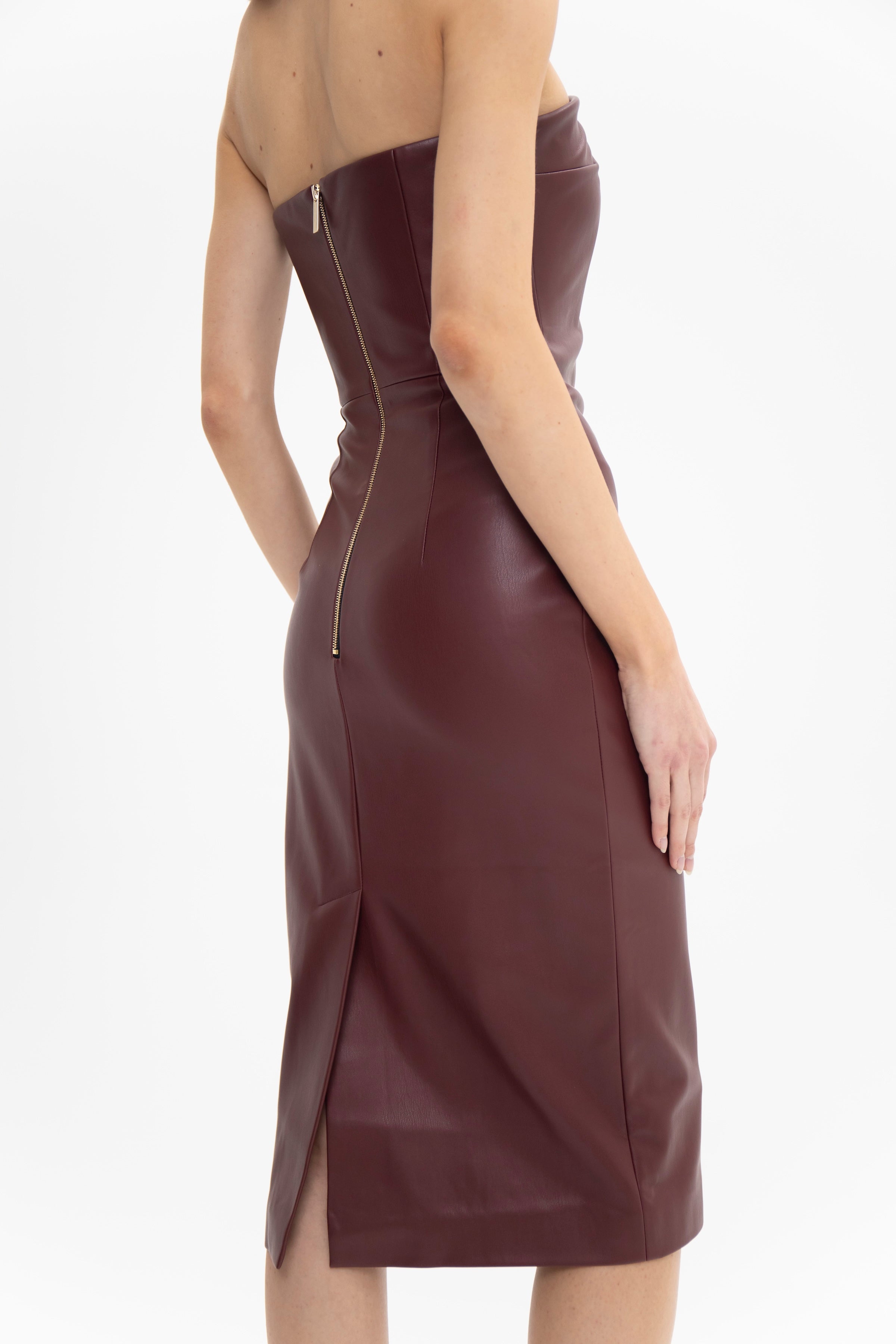 Kylie Dress Burgundy