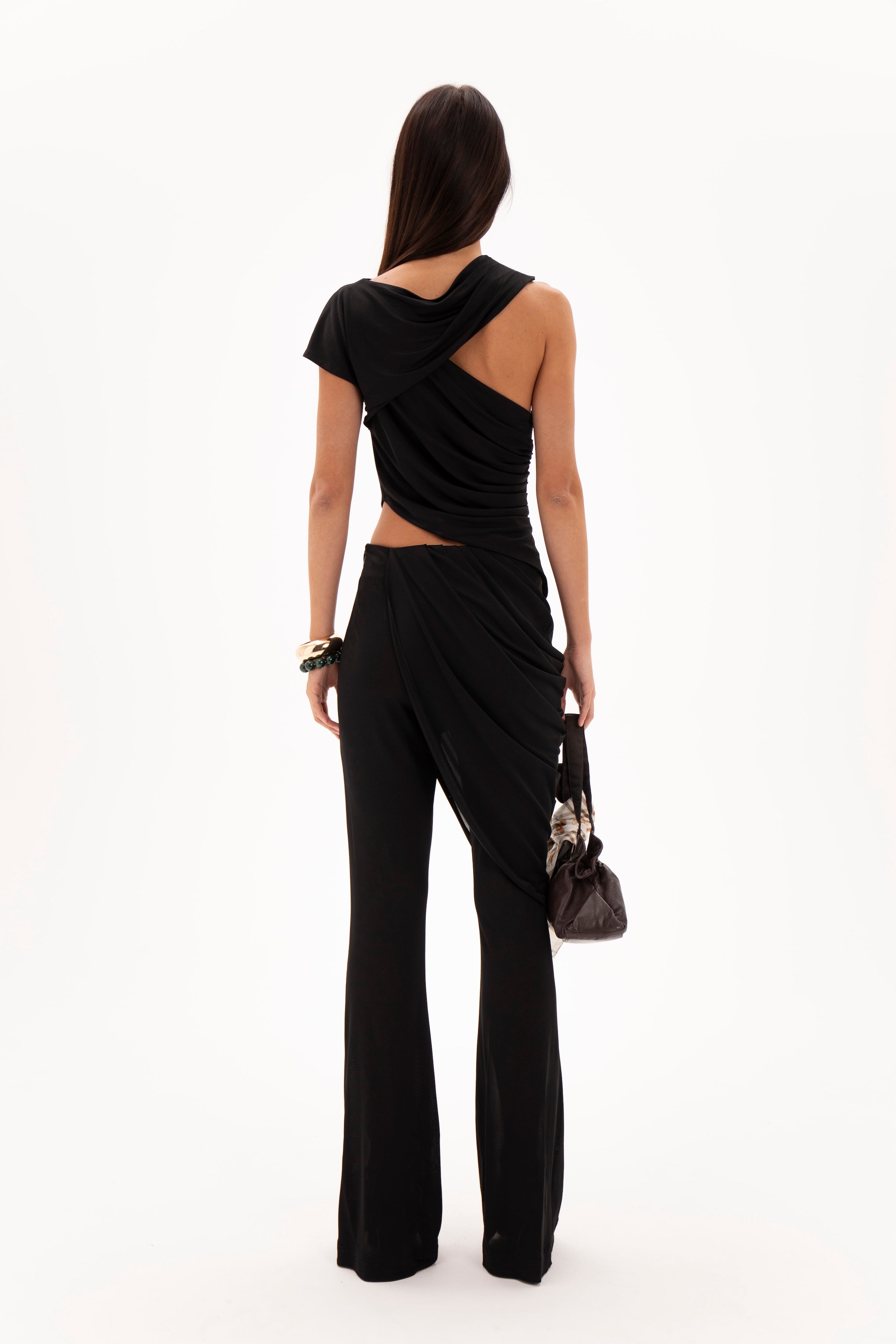 Draped Bare Top