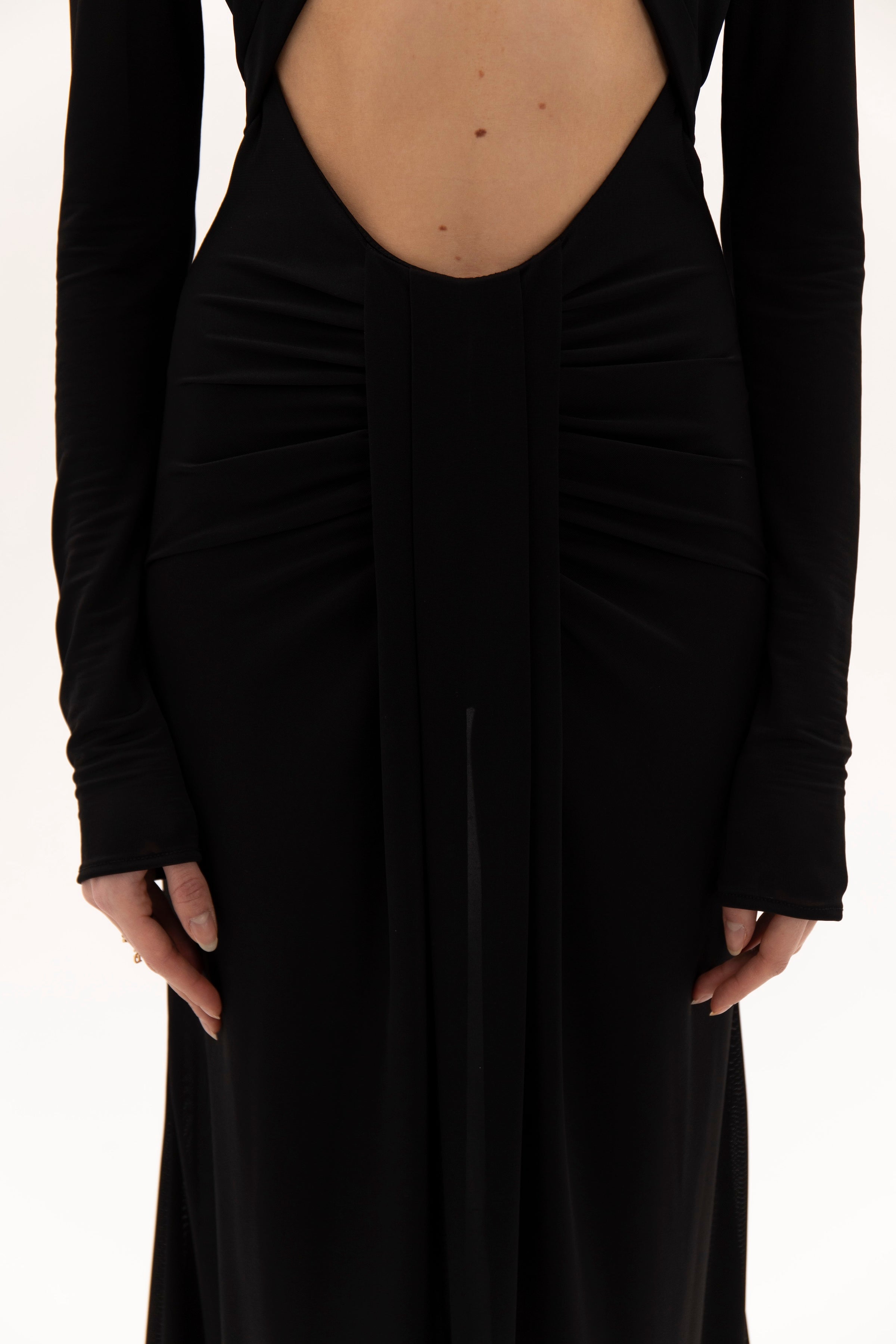 Nocturne Cut Dress Black