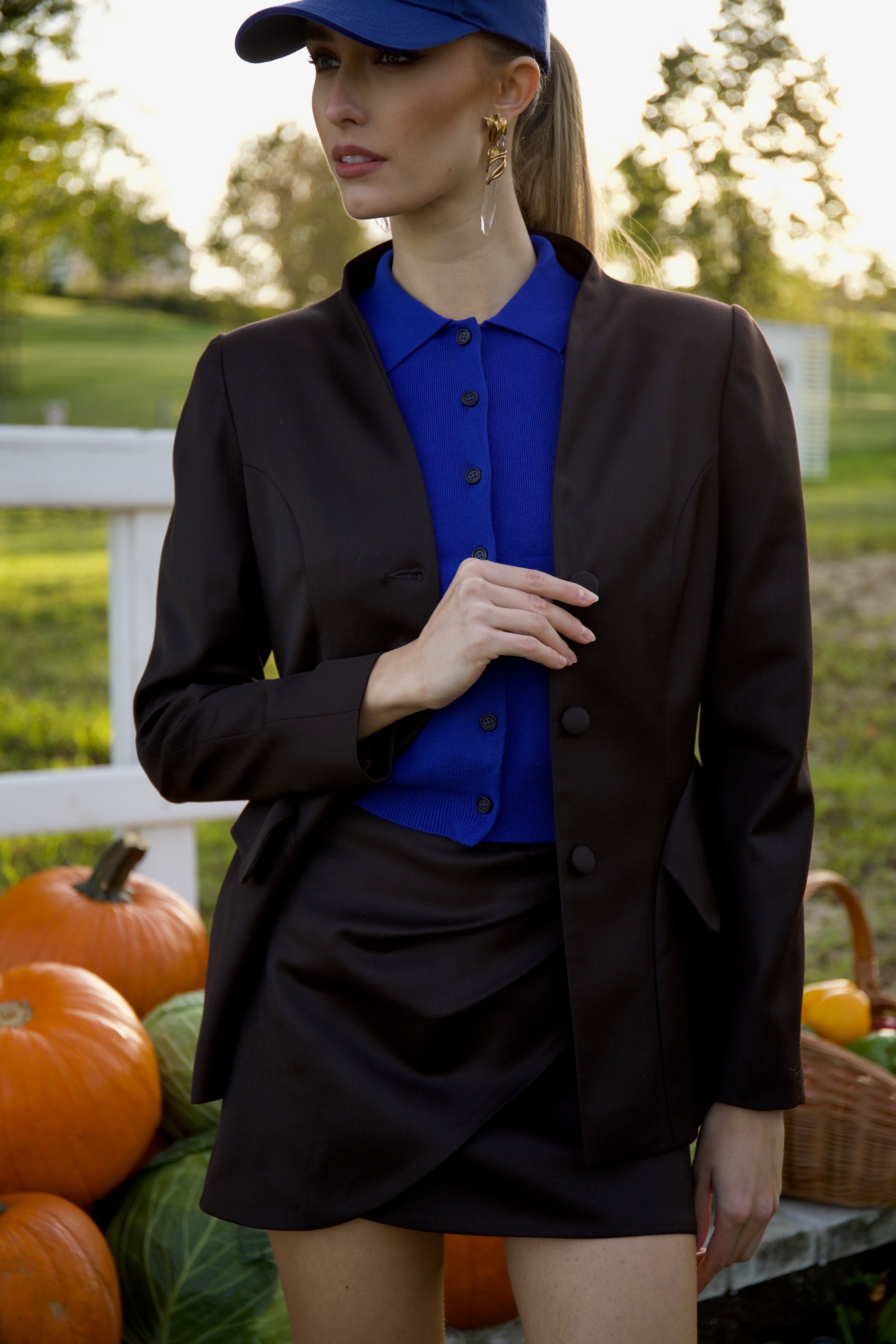 Noir Classic Blazer Chocolate