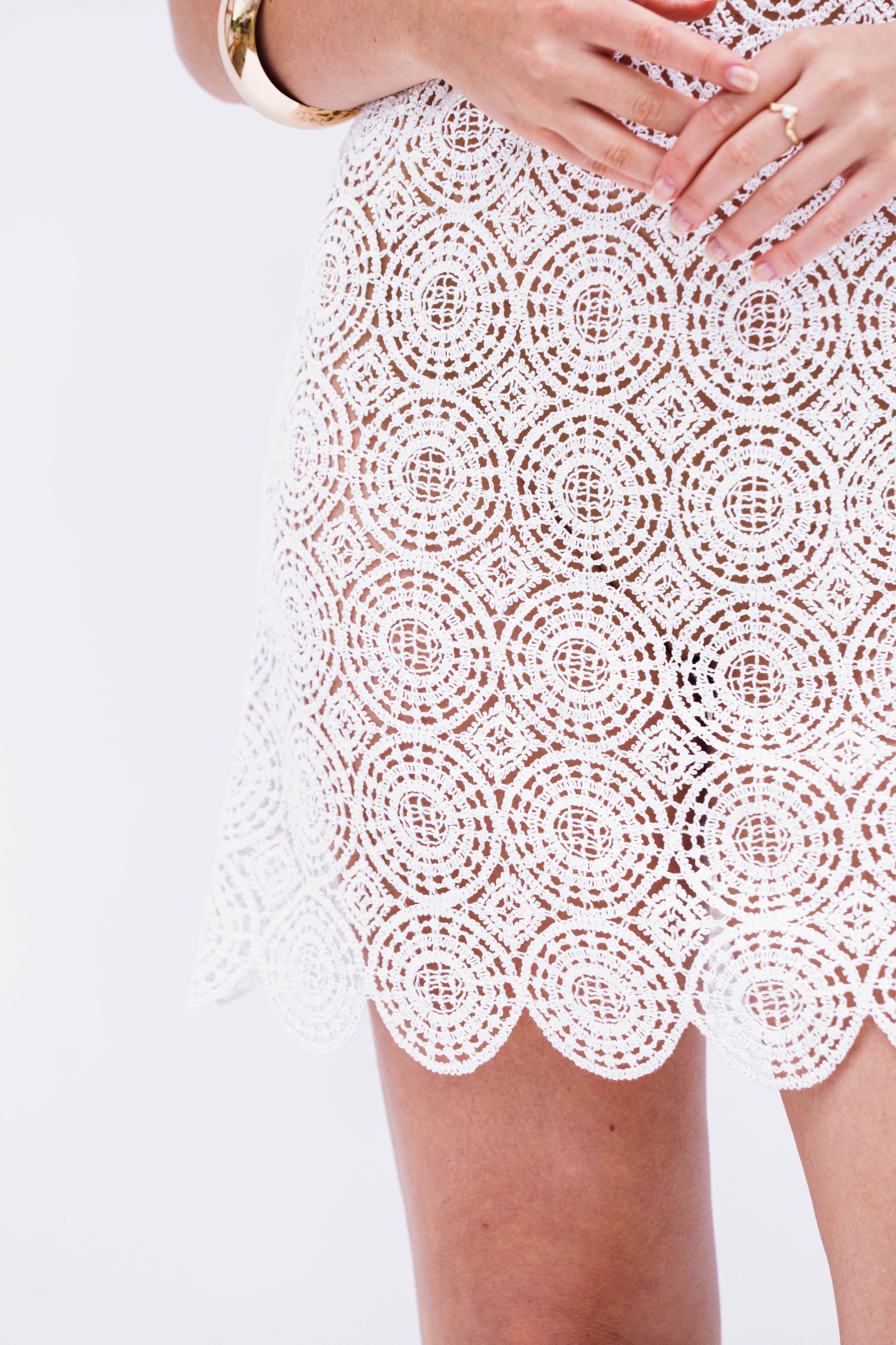 Colette Dress White