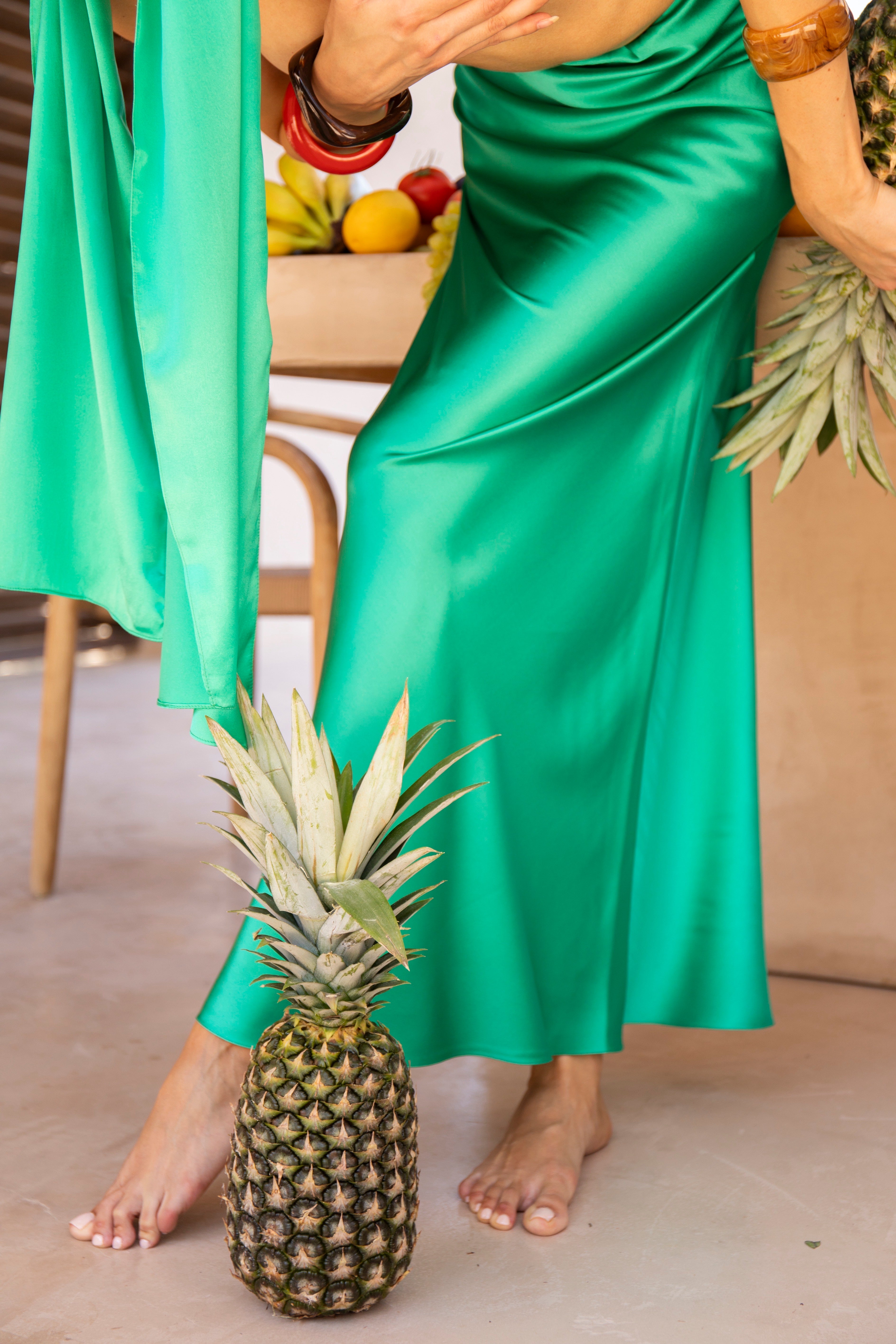 Noelle Skirt Green
