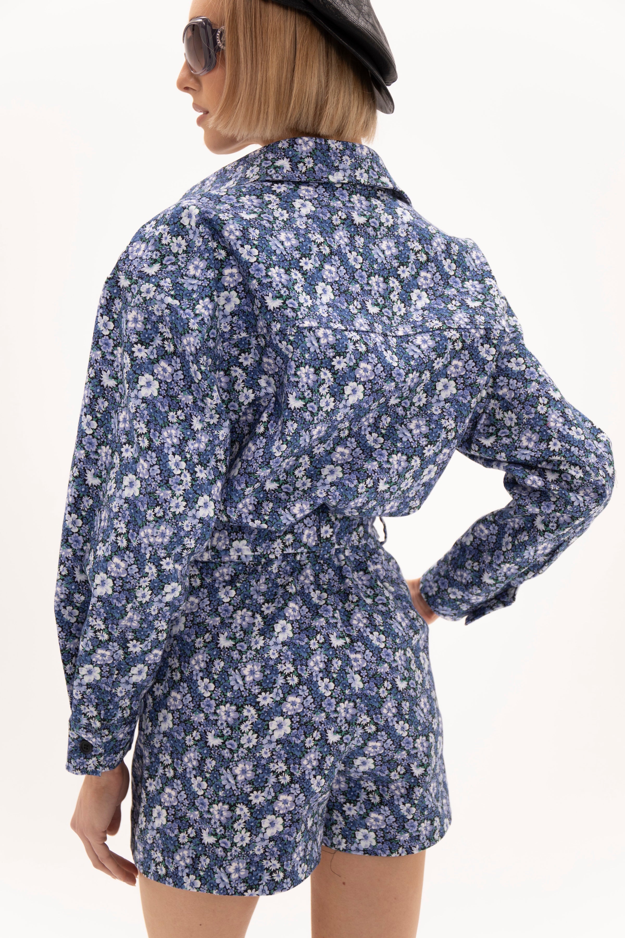 Open Form Jumpsuit Floral
