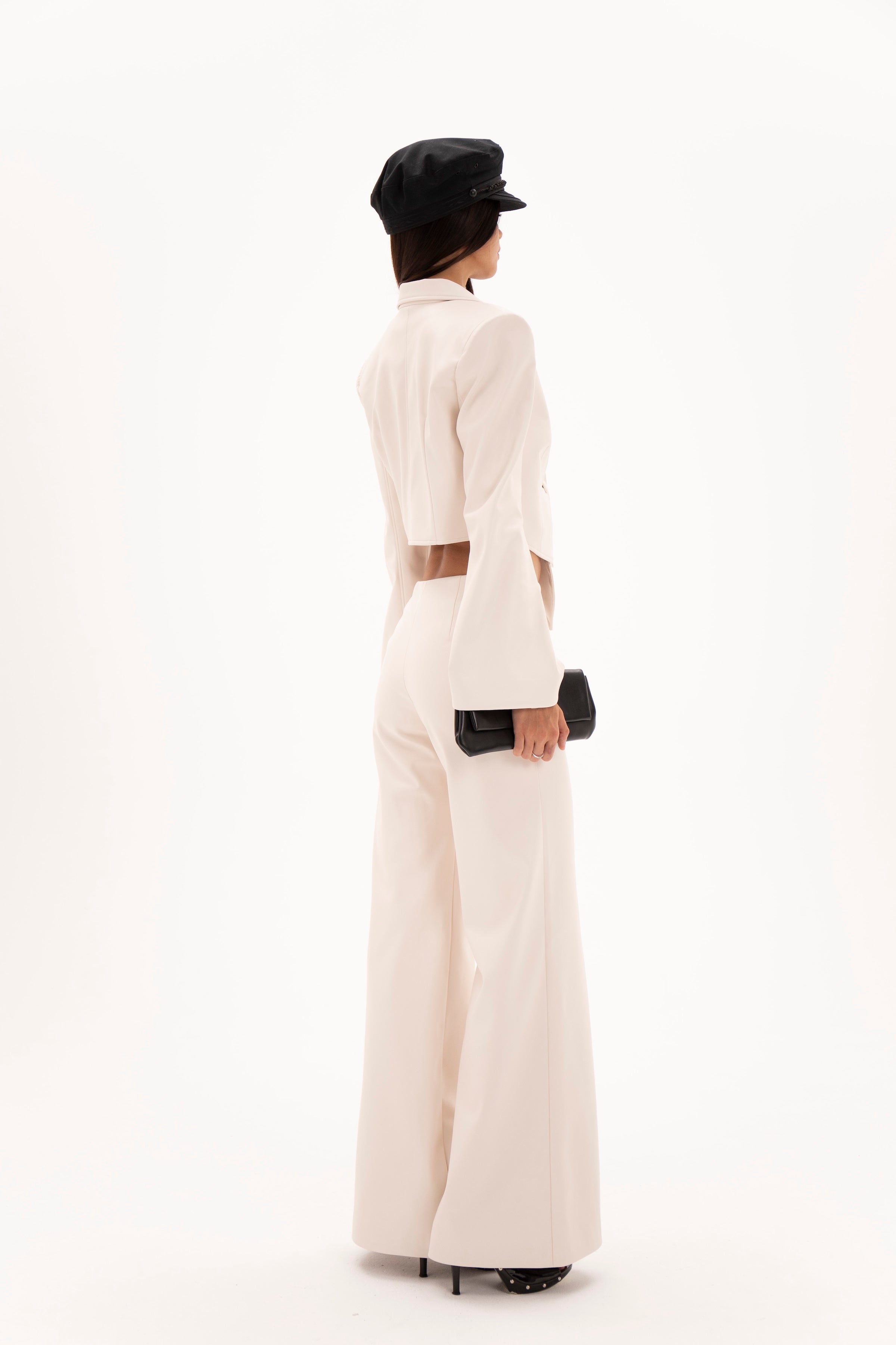 Low Line Trousers White