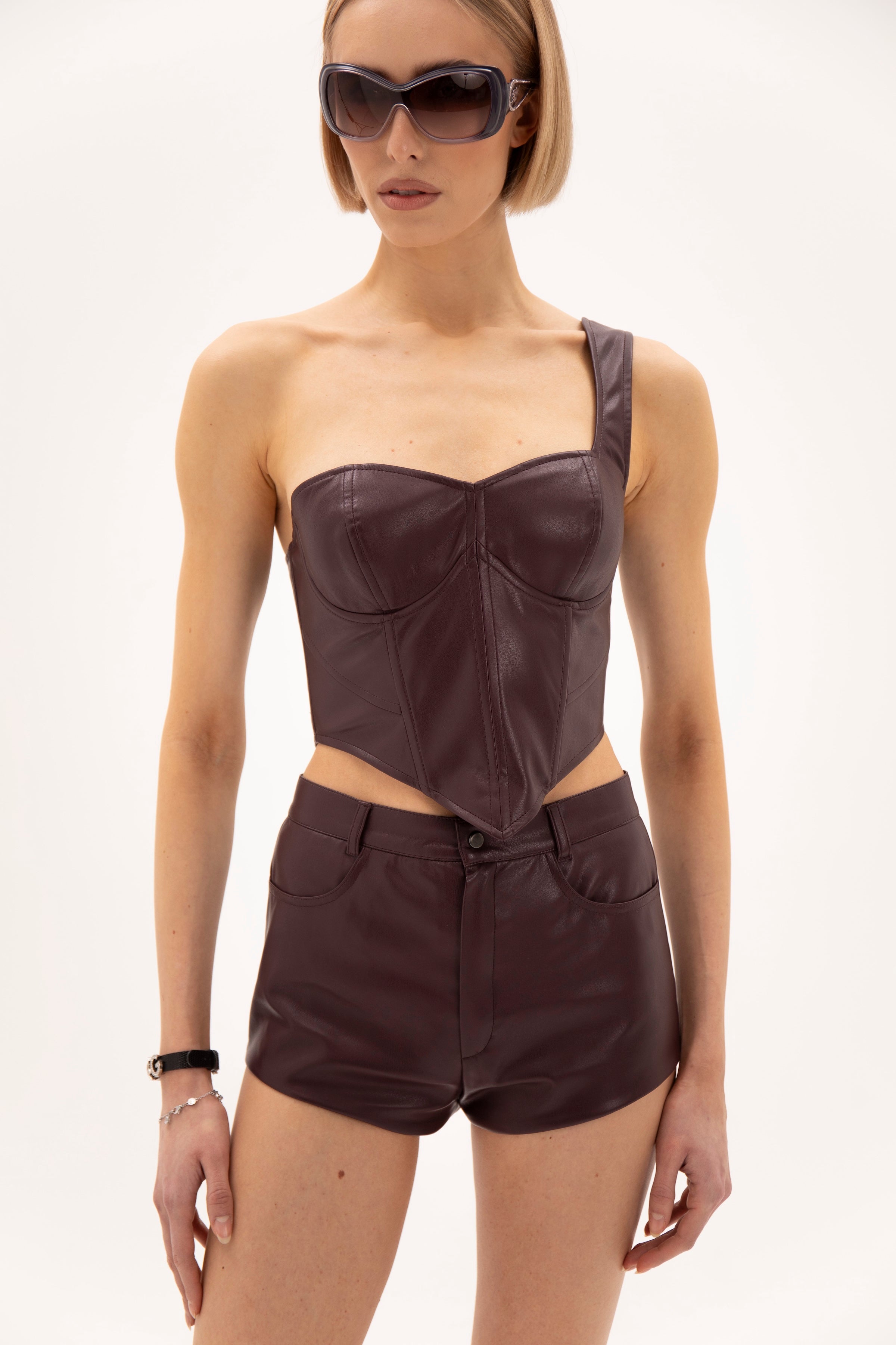 Bare Form Corset Burgundy