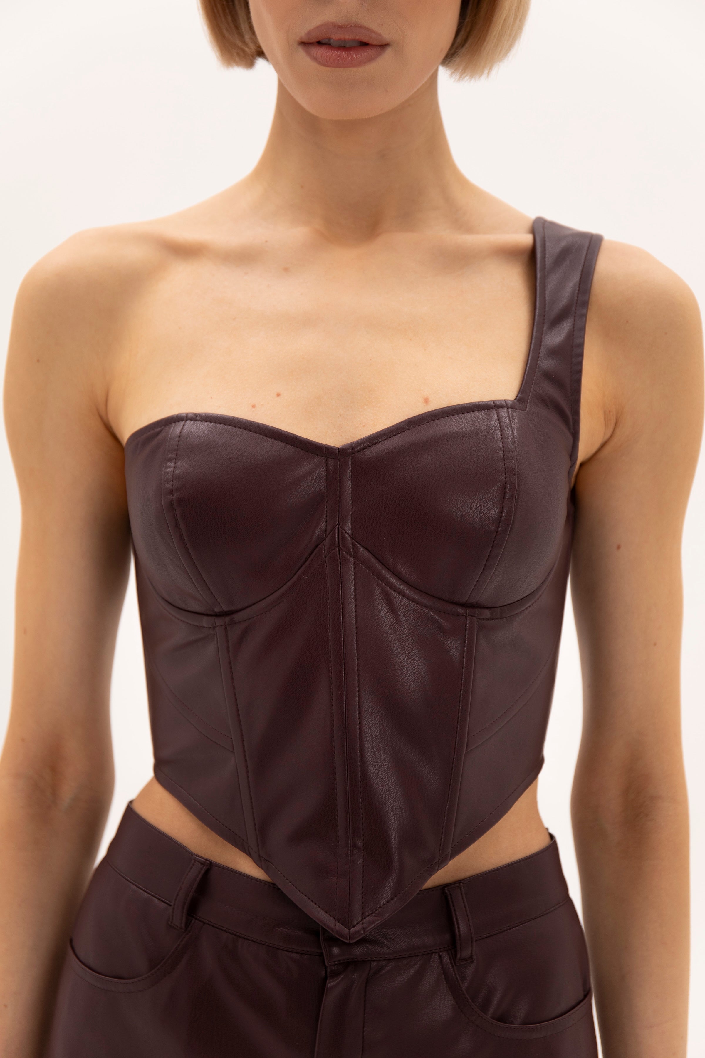 Bare Form Corset Burgundy