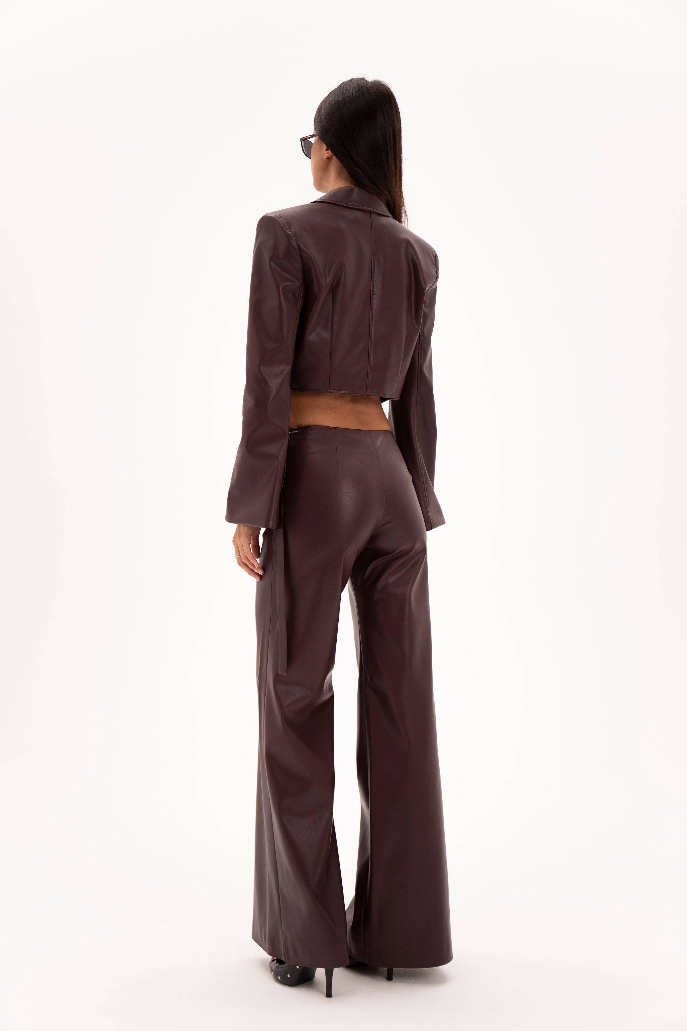 Low Line Trousers Burgundy