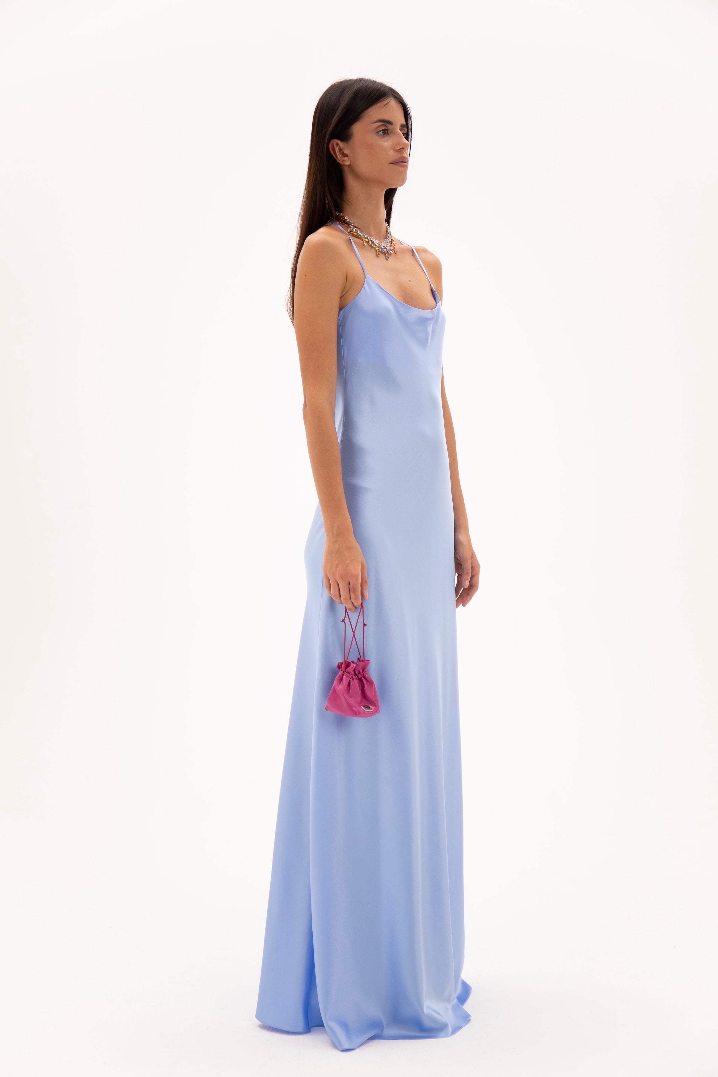 Second Skin Dress Icy Blue