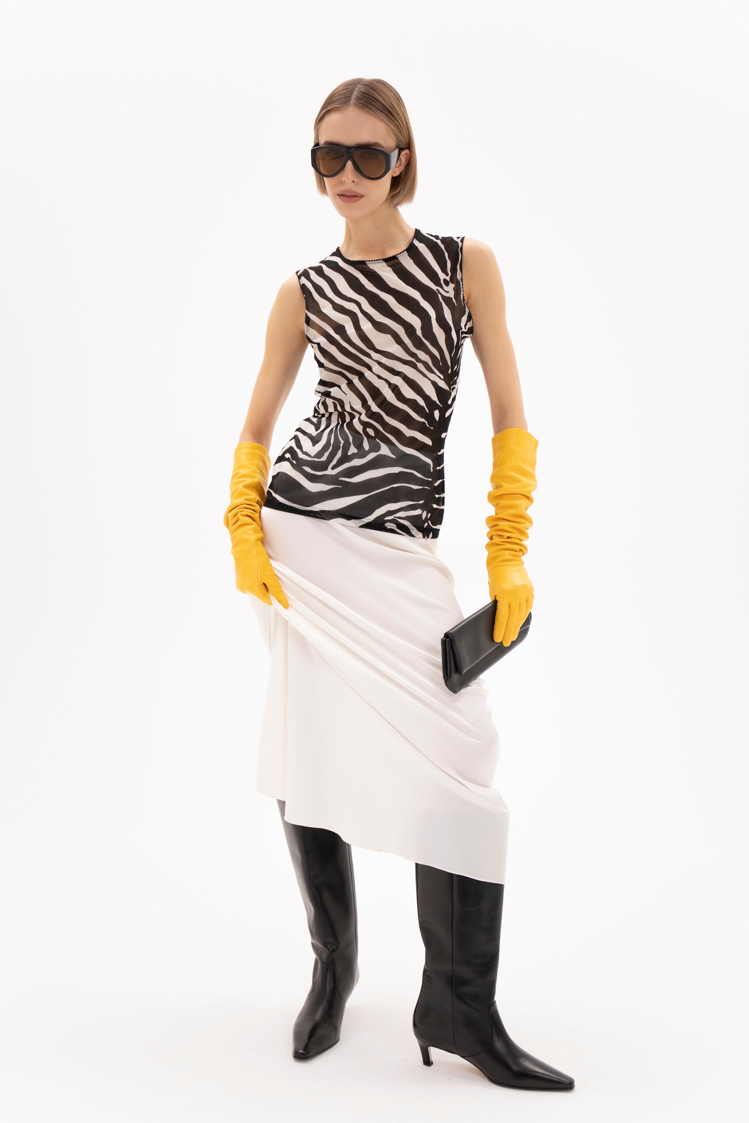 Noelle Skirt White