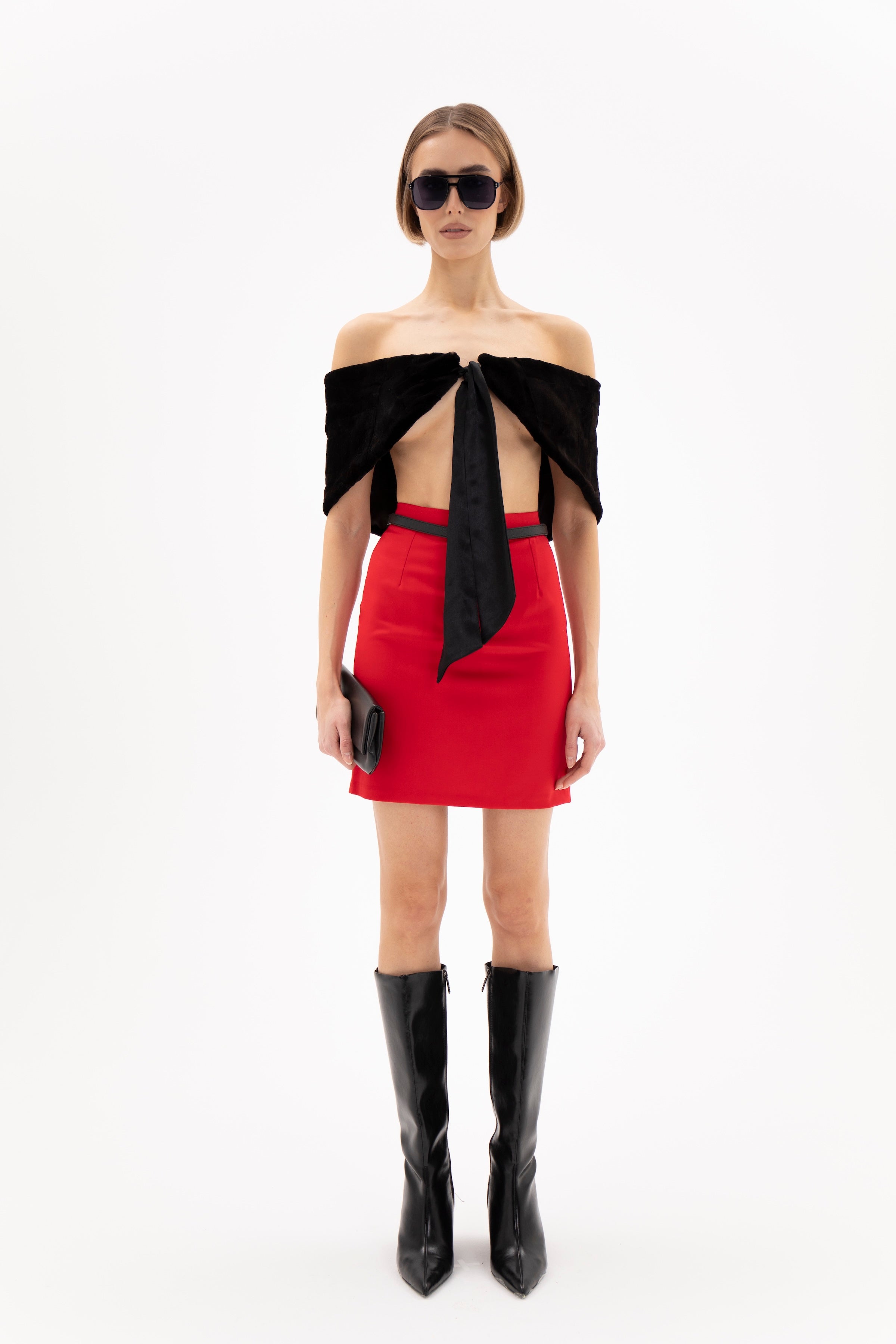 Linea Skirt Red