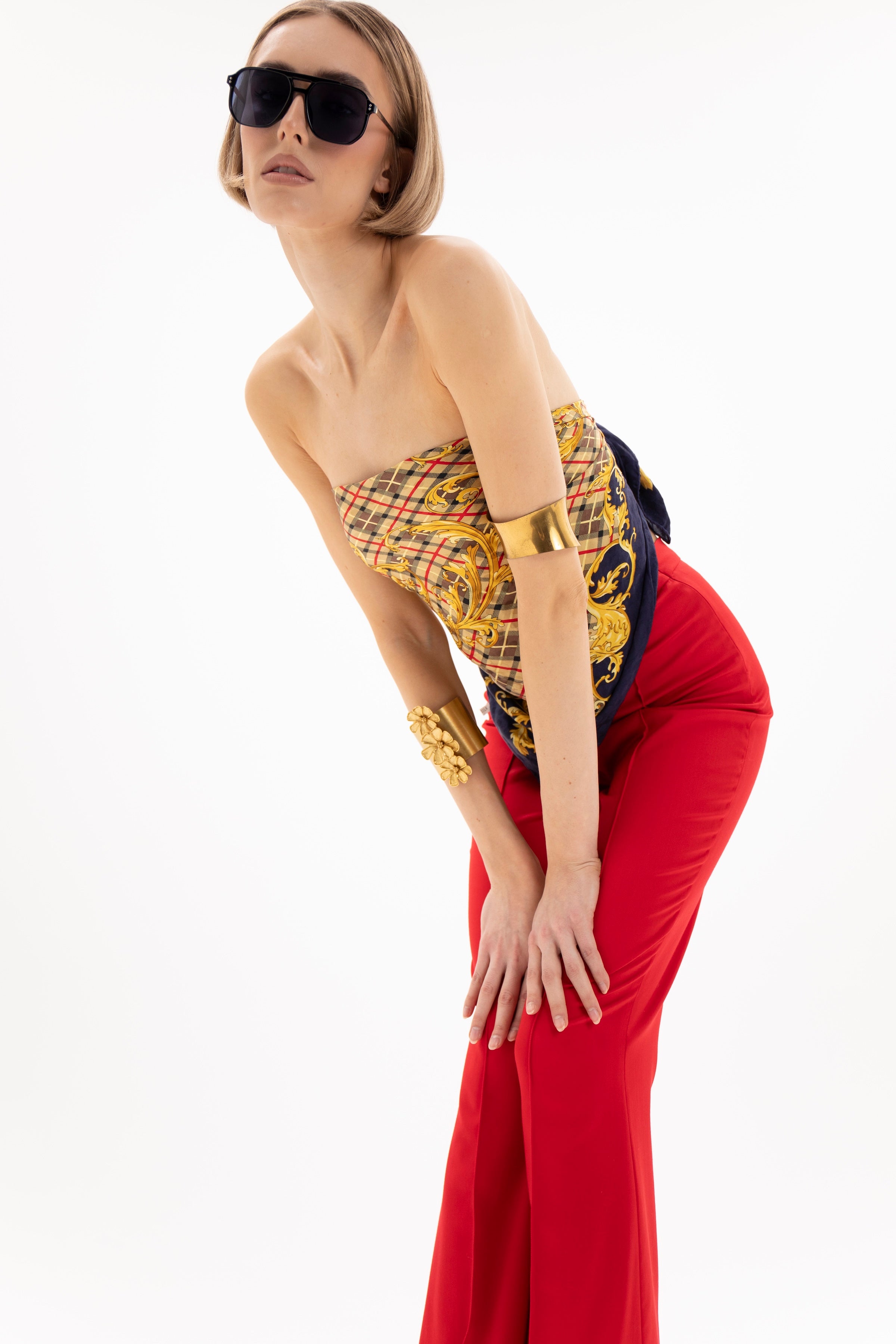 Marcella Trousers Red