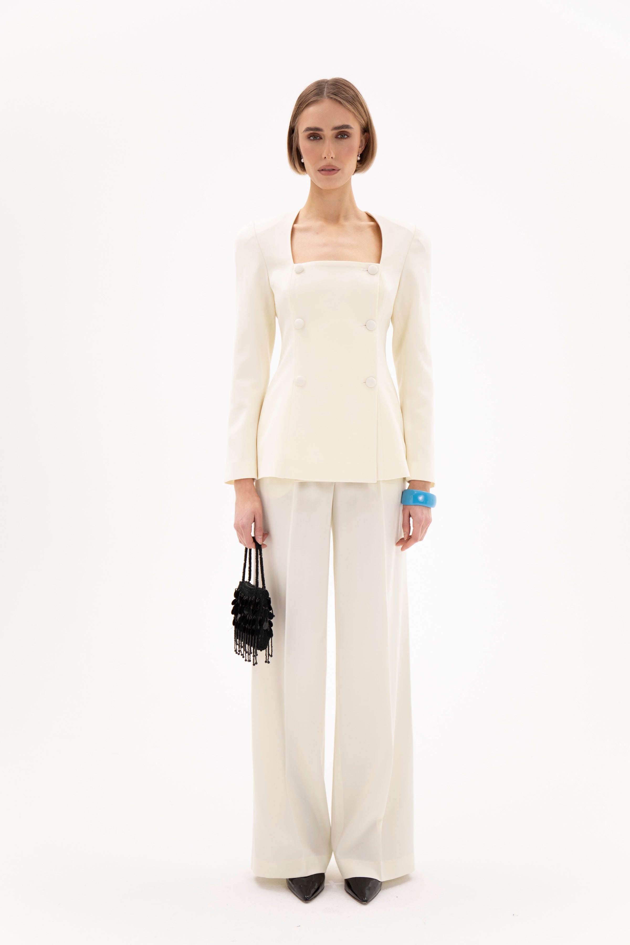 Livia Trousers White