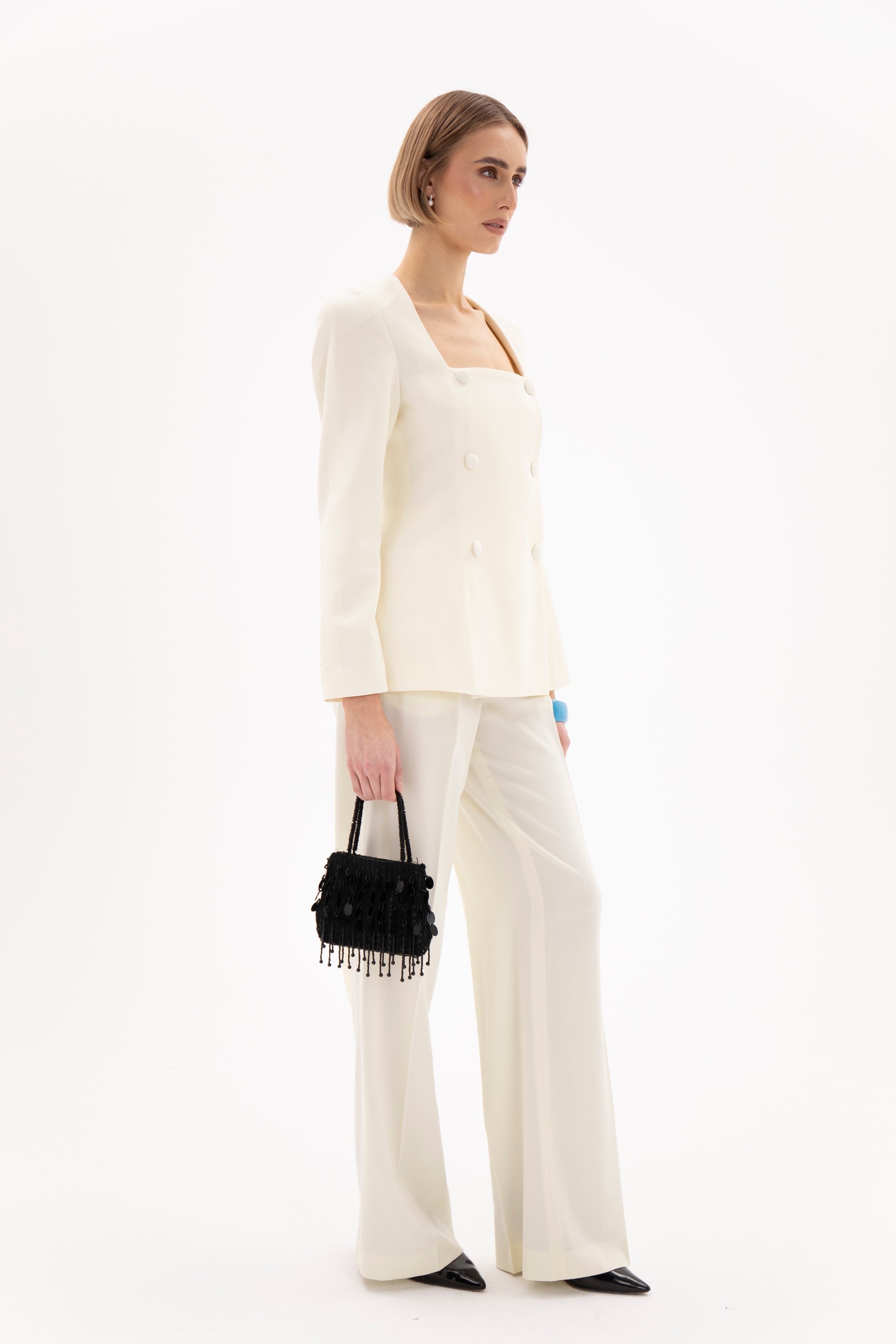 Livia Trousers White