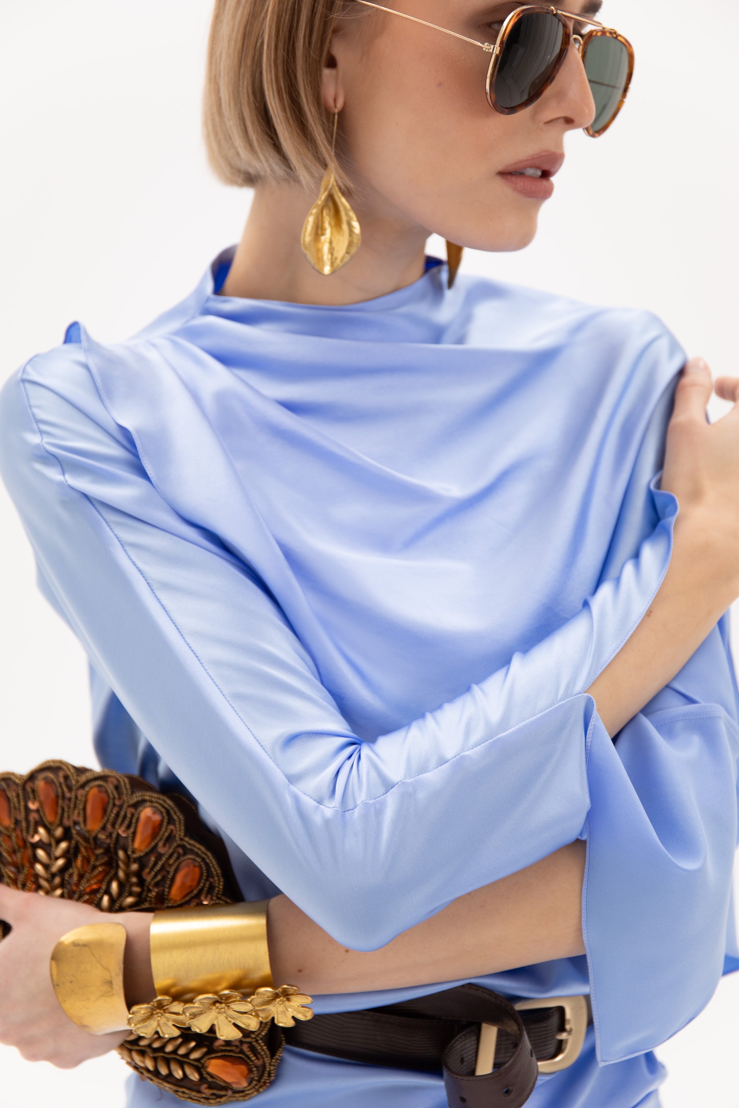 Olea Dress Blue