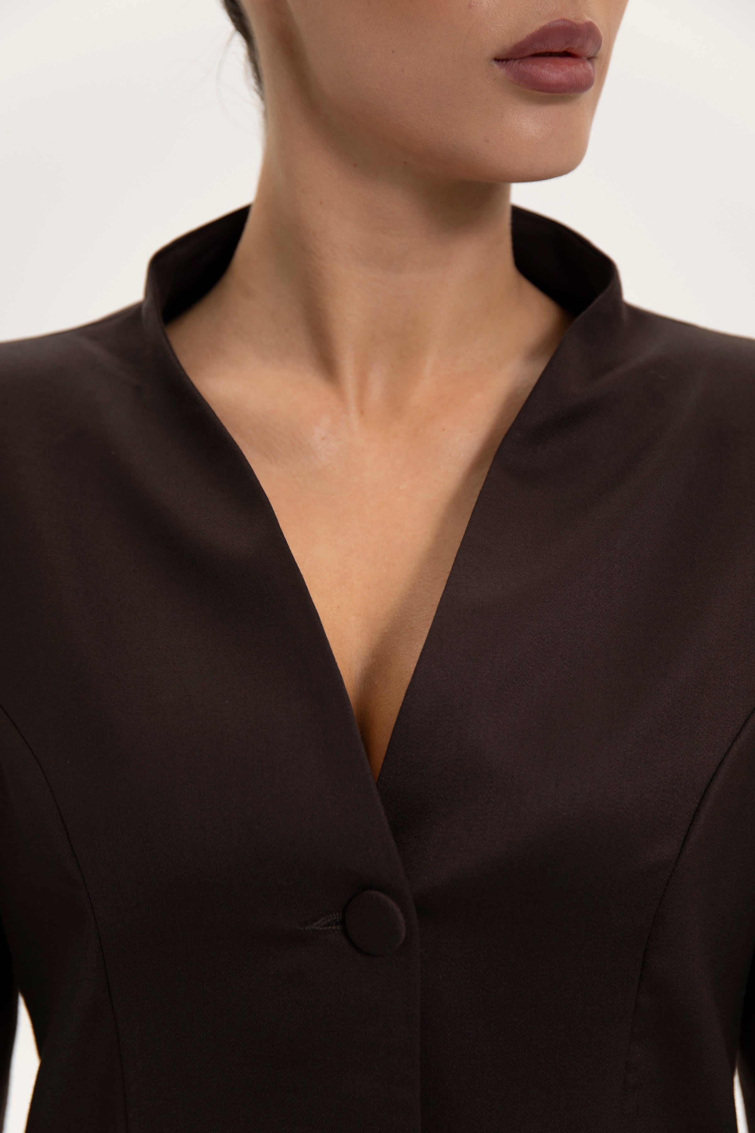 Noir Classic Blazer Chocolate