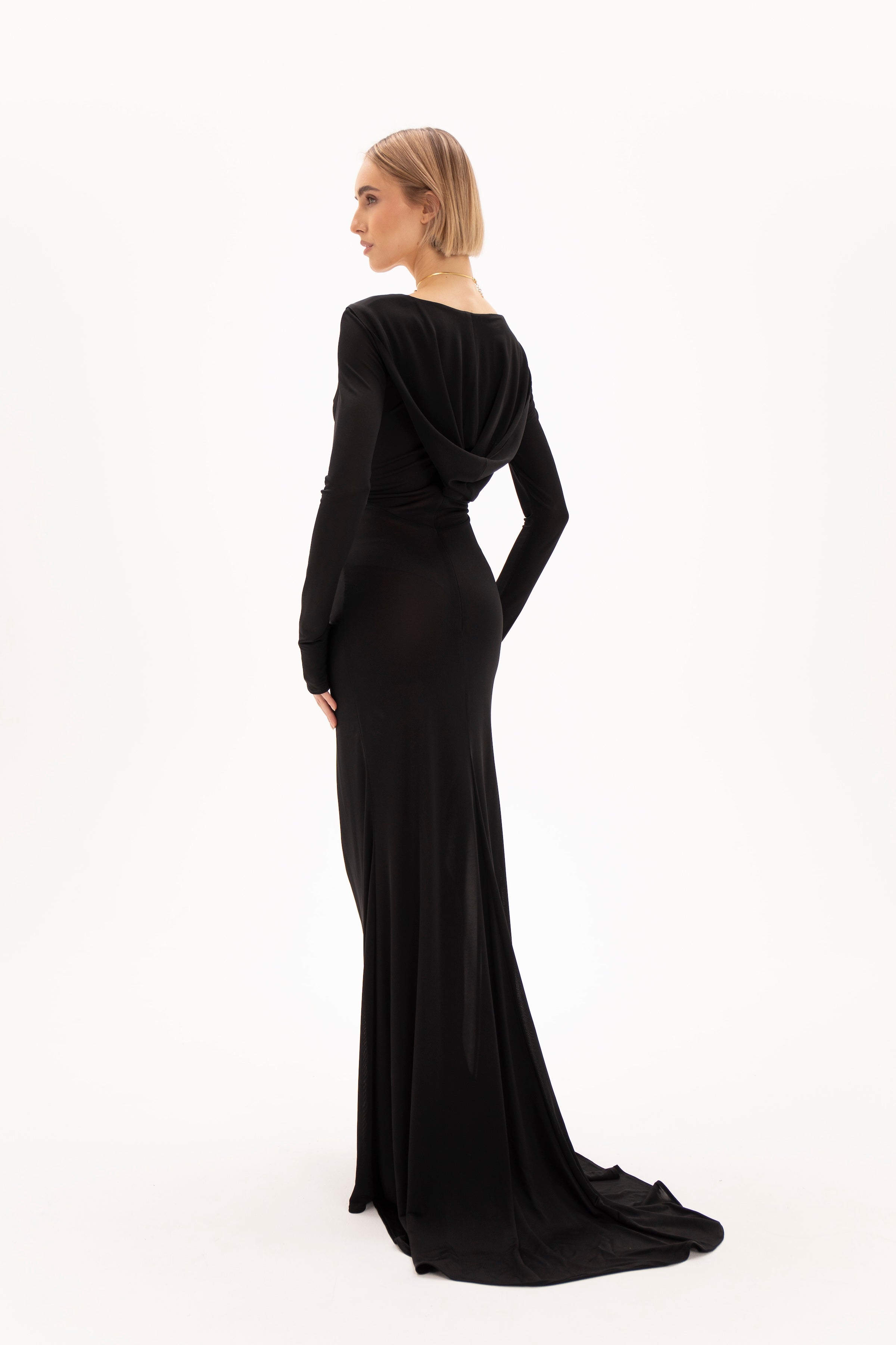 Nocturne Cut Dress Black