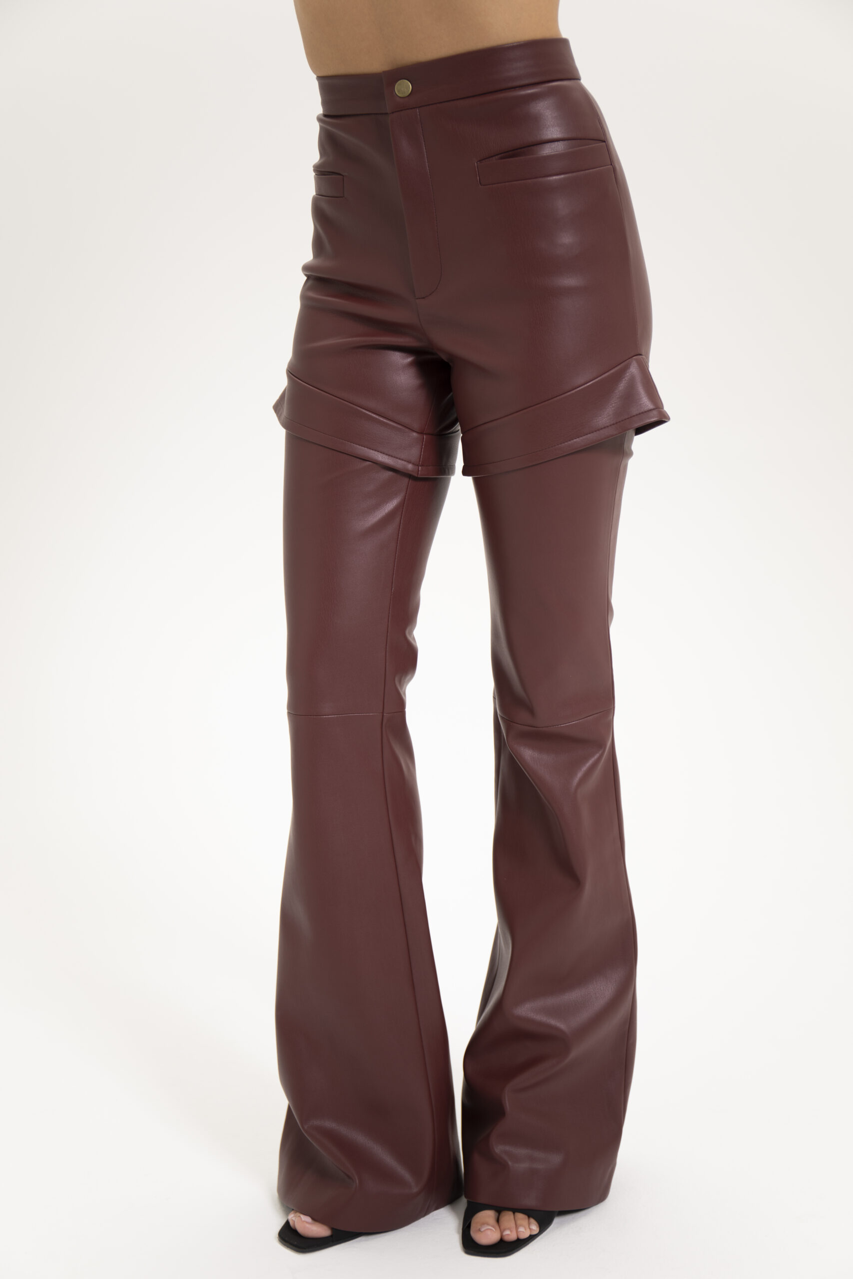 Namelaz Trousers Burgundy - Image 3