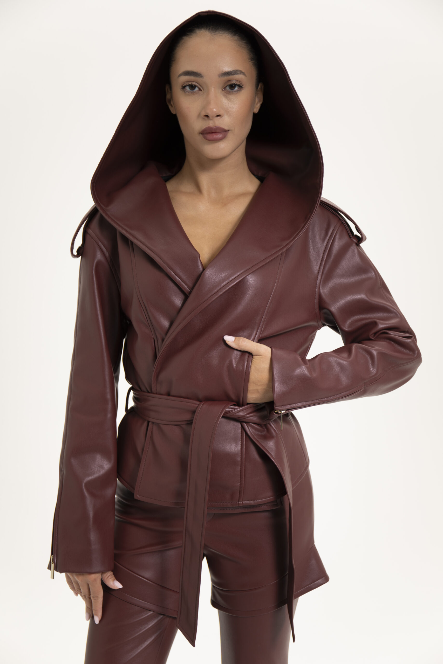 Namelaz Jacket Burgundy - Image 9