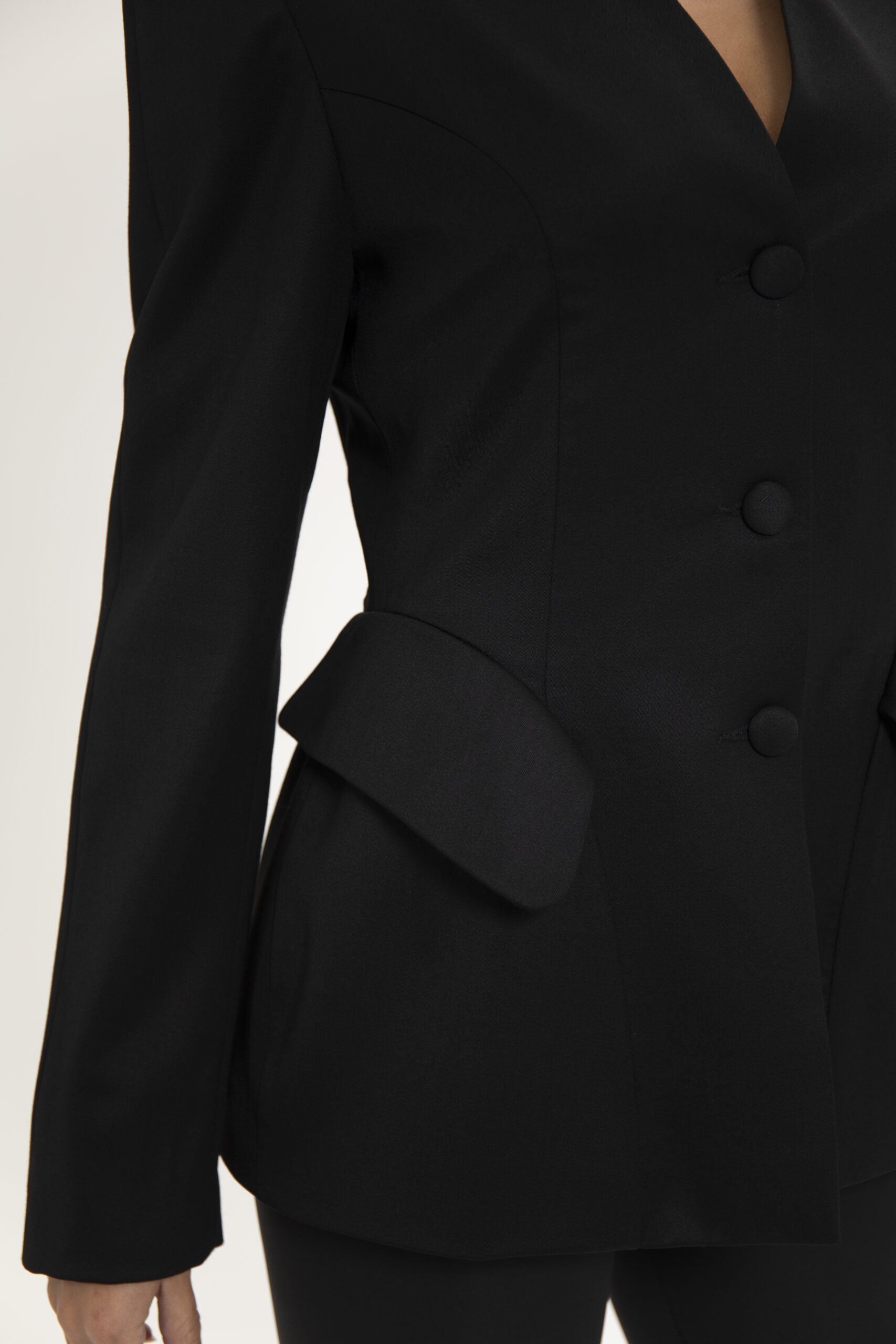 Classic Noir Blazer Black - Image 2