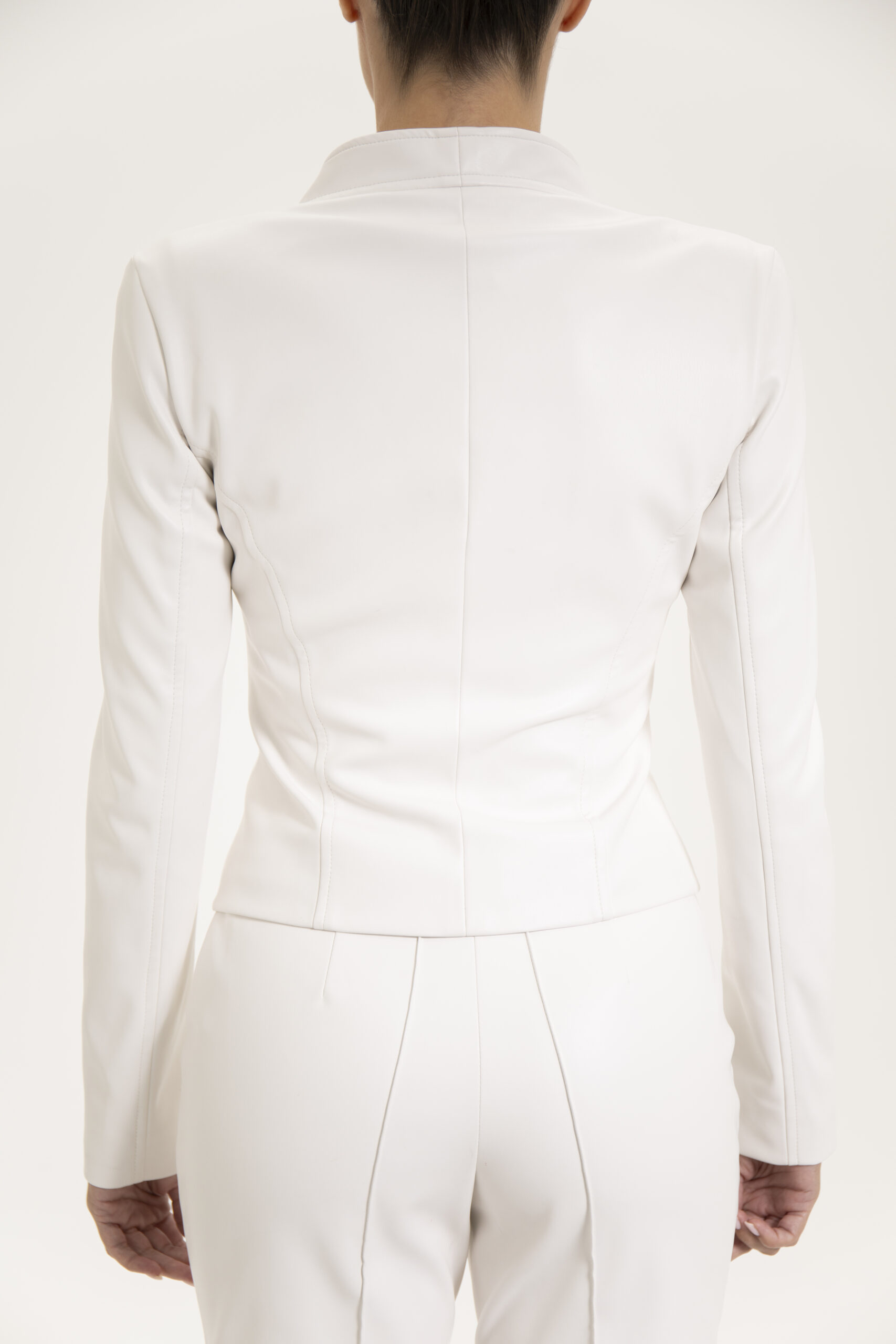 Marynarka Ivory Corset Blazer White - obrazek 6