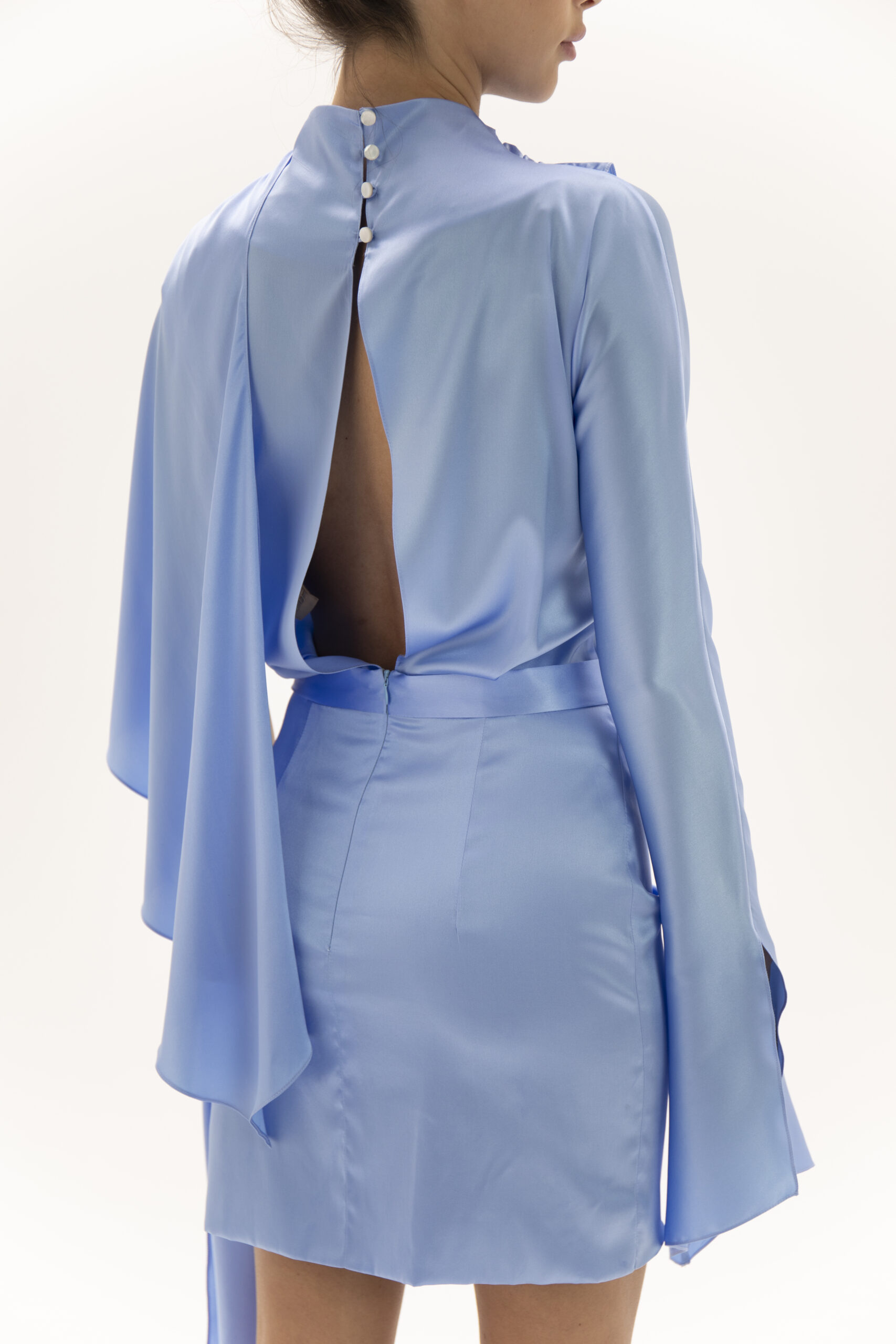Olea Dress Blue - Image 4